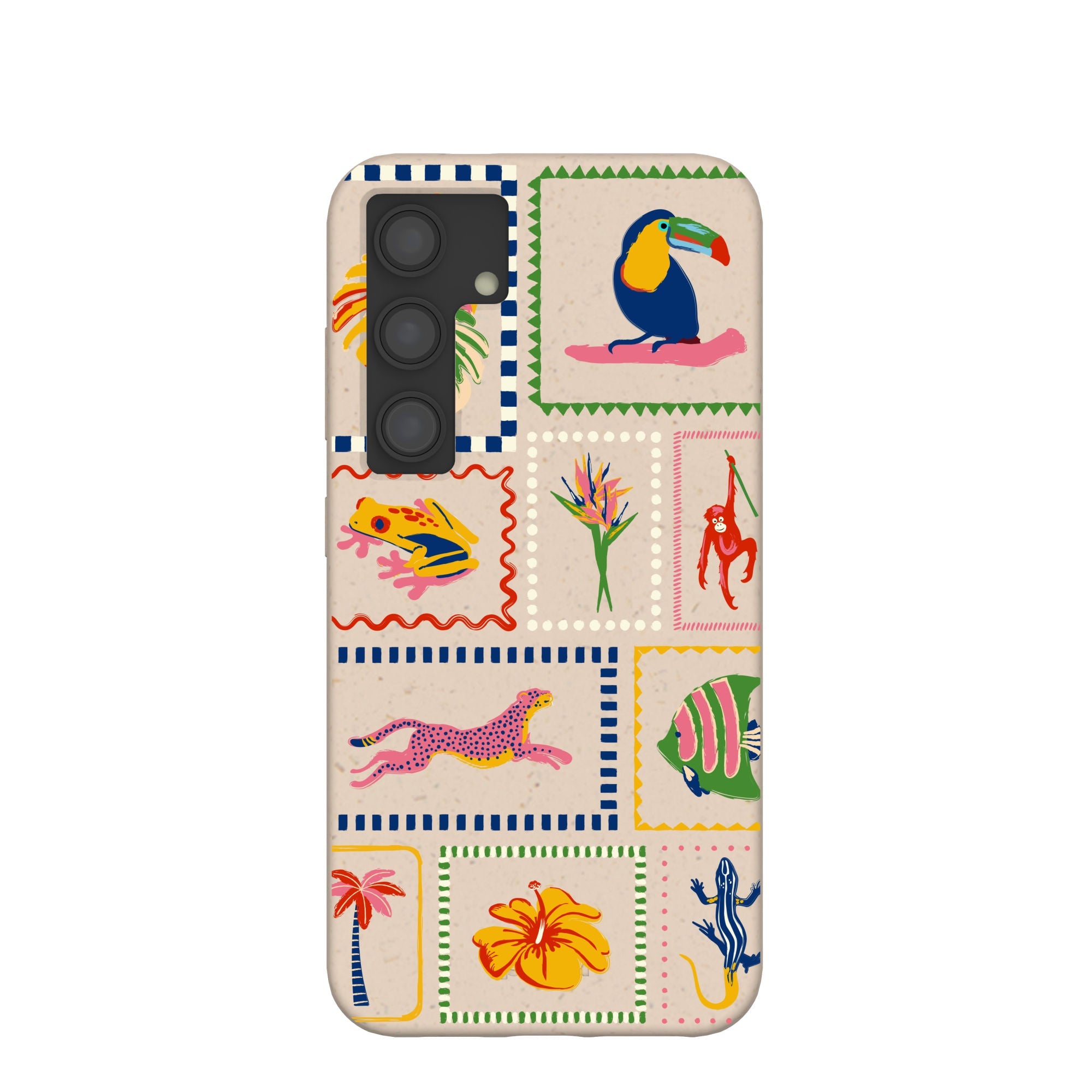 Seashell Tropical Paradise Samsung Galaxy S24 Case Refurbished - Pela Case refurbished available on Cerqular