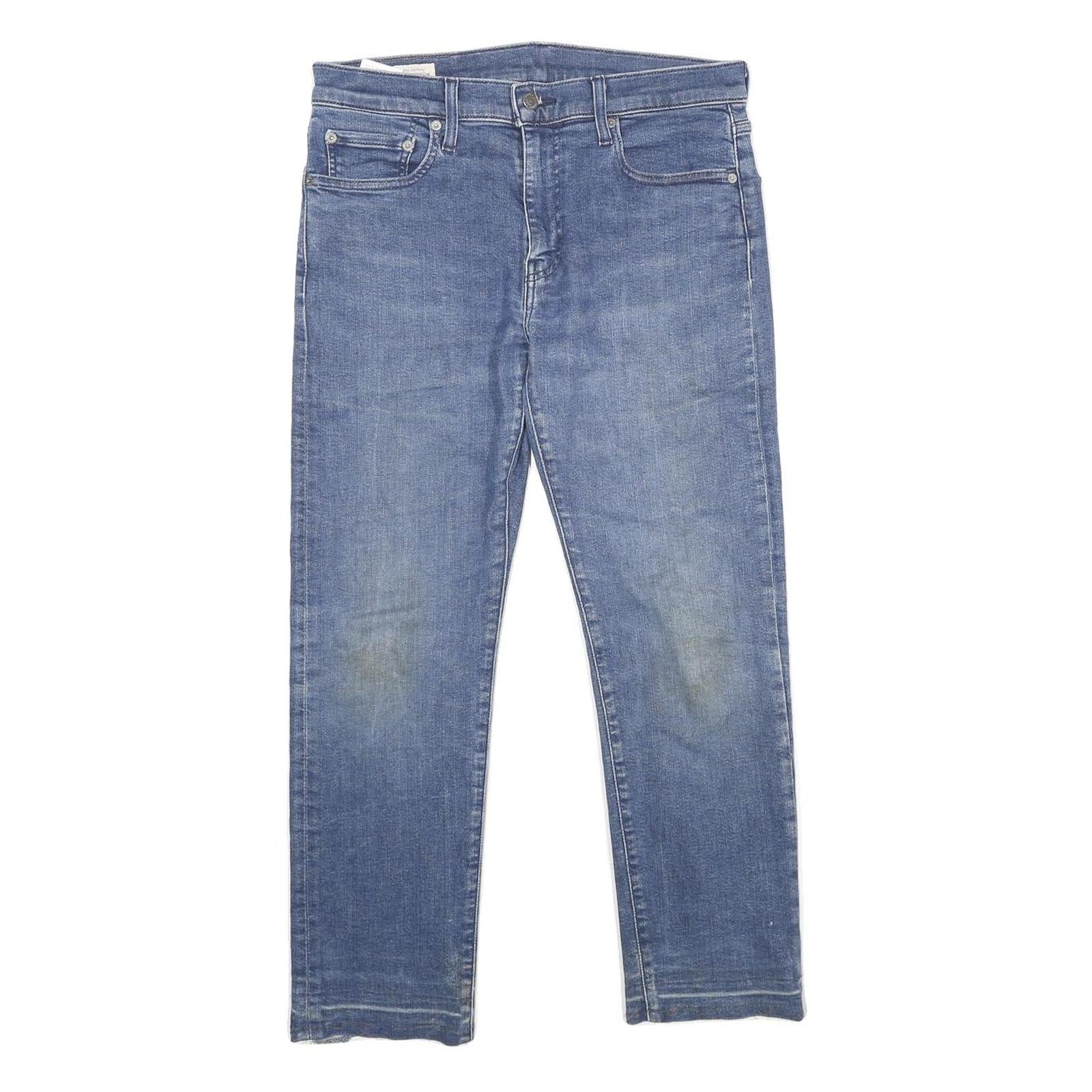 LEVI'S 502 BIG E Mens Jeans Blue Regular Straight Denim Medium W30 L27 Classic Refurbished - N/A refurbished available on Cerqular