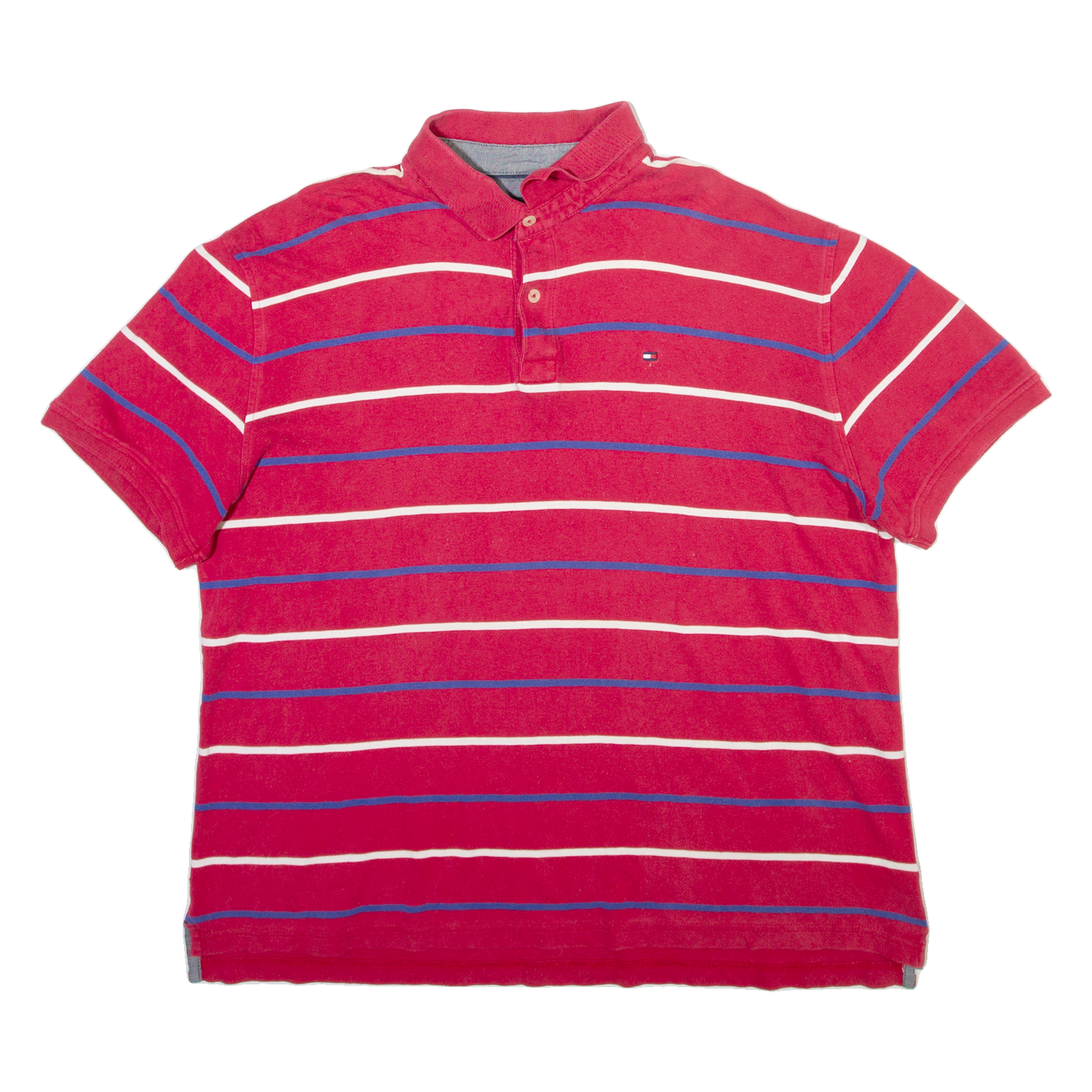 Buy TOMMY HILFIGER Mens Polo Shirt Red Striped XL Refurbished - $28.59 TOMMY HILFIGER Mens Polo Shirt Red Striped XL Refurbished - N/A refurbished available on Cerqular