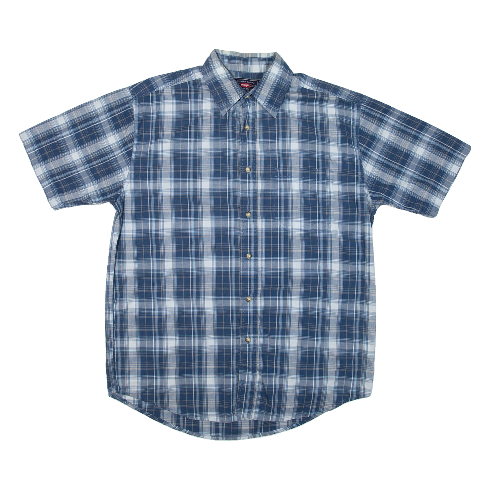 Buy WRANGLER Mens Shirt Blue Check M Refurbished - $28.59 WRANGLER Mens Shirt Blue Check M Refurbished - N/A refurbished available on Cerqular