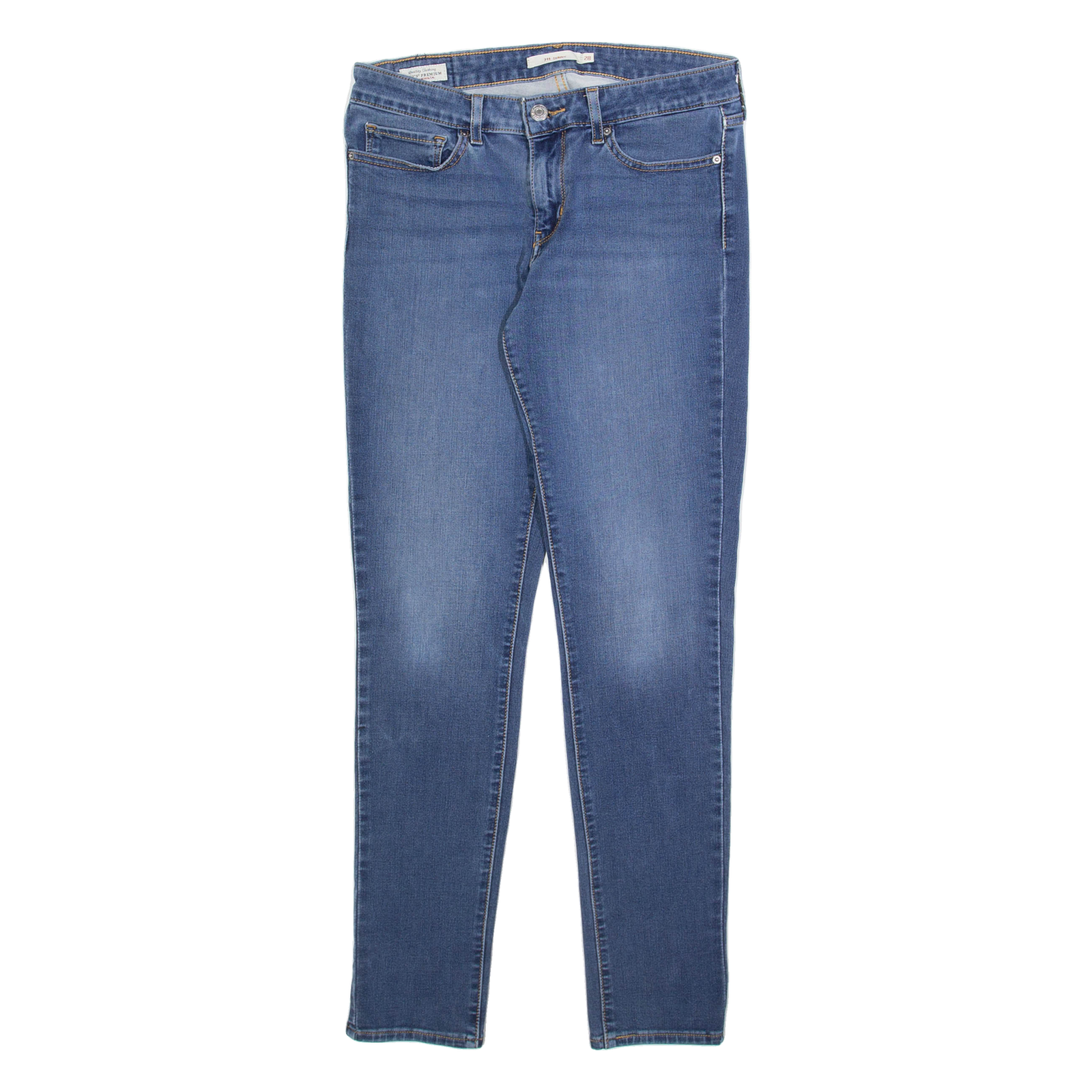 LEVI'S 711 Premium Womens Jeans Blue Slim Skinny W28 L30 Refurbished - N/A refurbished available on Cerqular