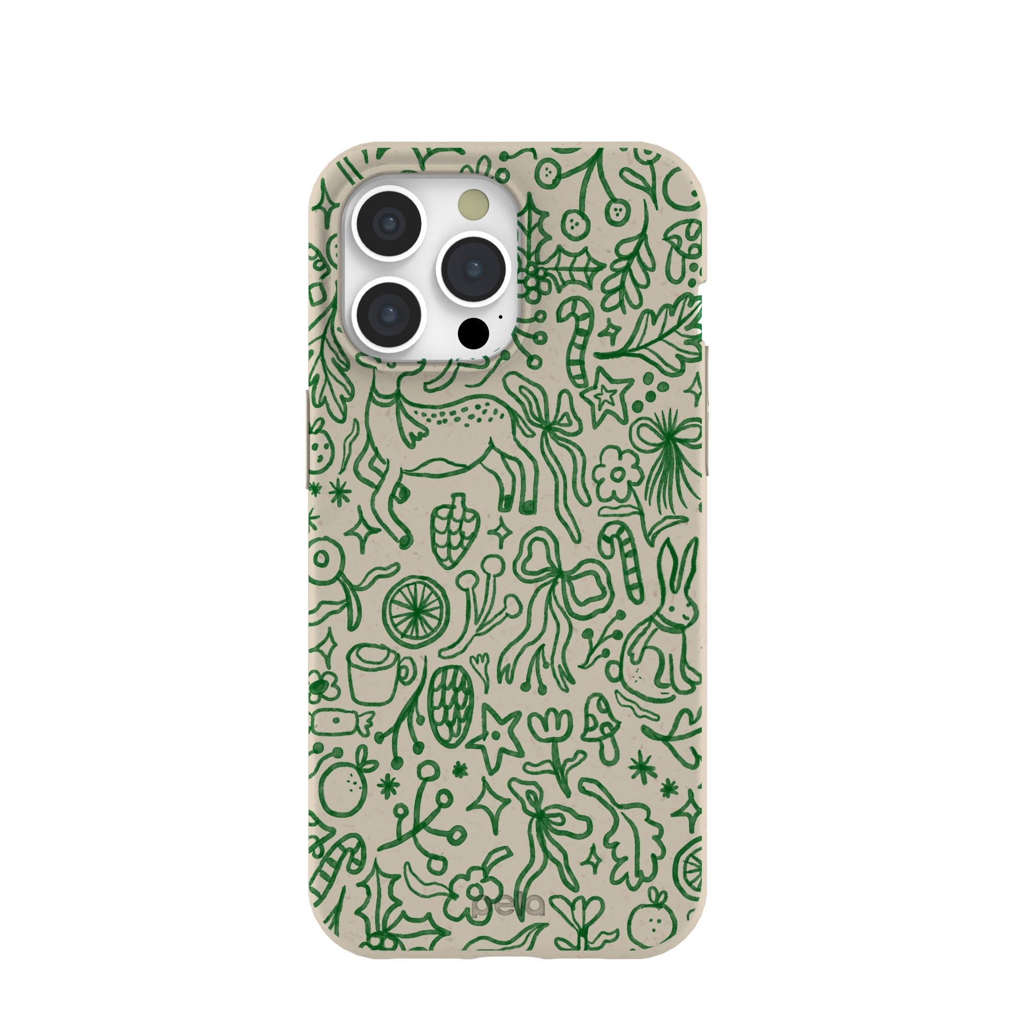 London Fog Cozy Woodland iPhone 15 Pro Max Case Refurbished - Pela Case refurbished available on Cerqular