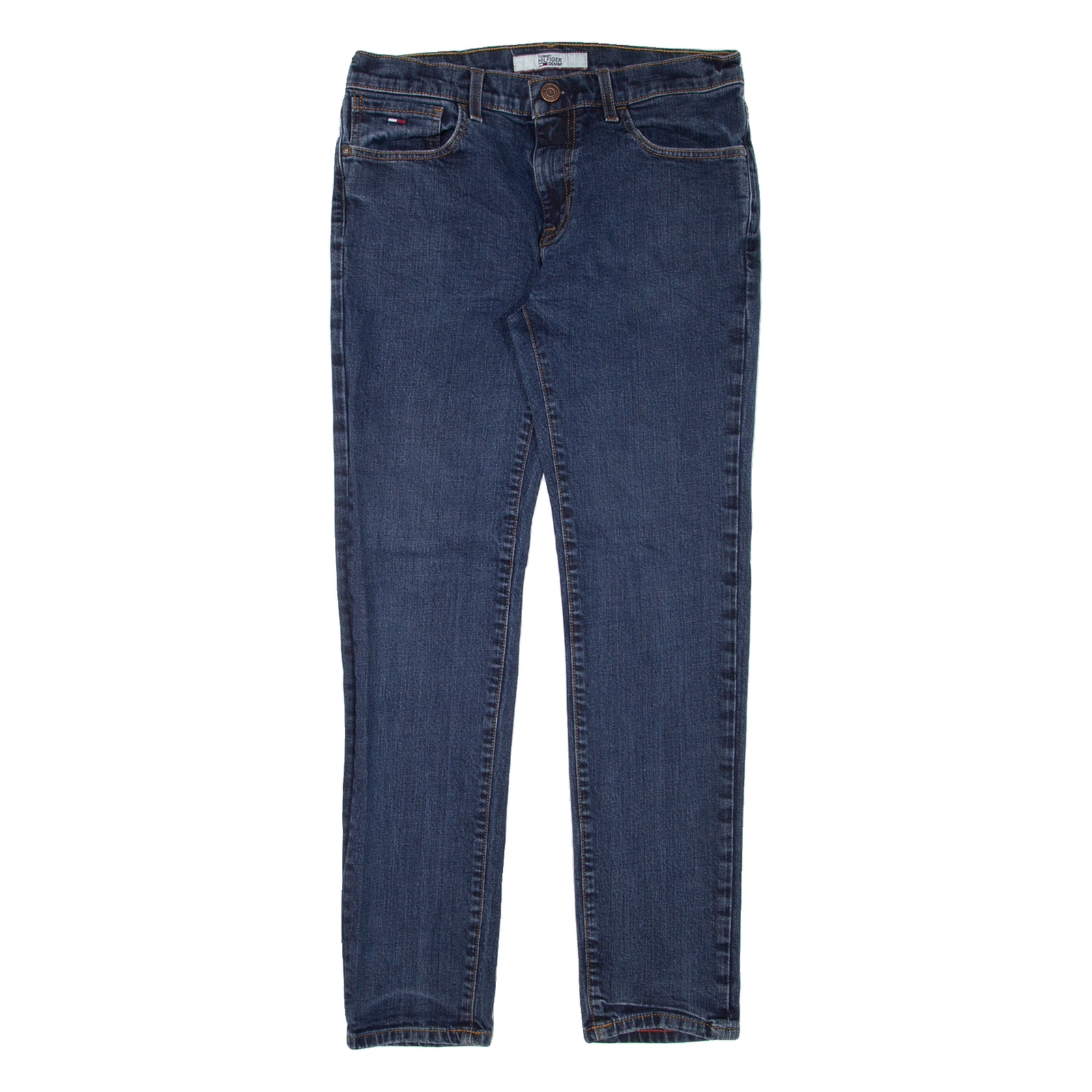 TOMMY HILFIGER Mens Jeans Blue Slim Straight W31 L32 Refurbished - N/A refurbished available on Cerqular