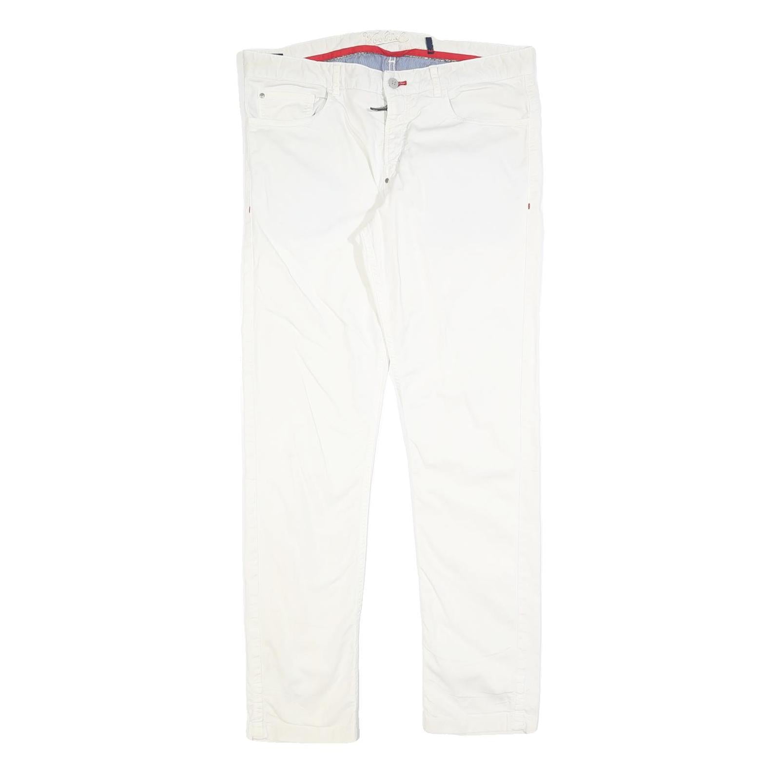 Buy WOOLRICH Womens Slim White Cotton Blend Zip Trousers W34 L30 Stylish Casual Refurbished - $37.69 WOOLRICH Womens Slim White Cotton Blend Zip Trousers W34 L30 Stylish Casual Refurbished - N/A refurbished available on Cerqular