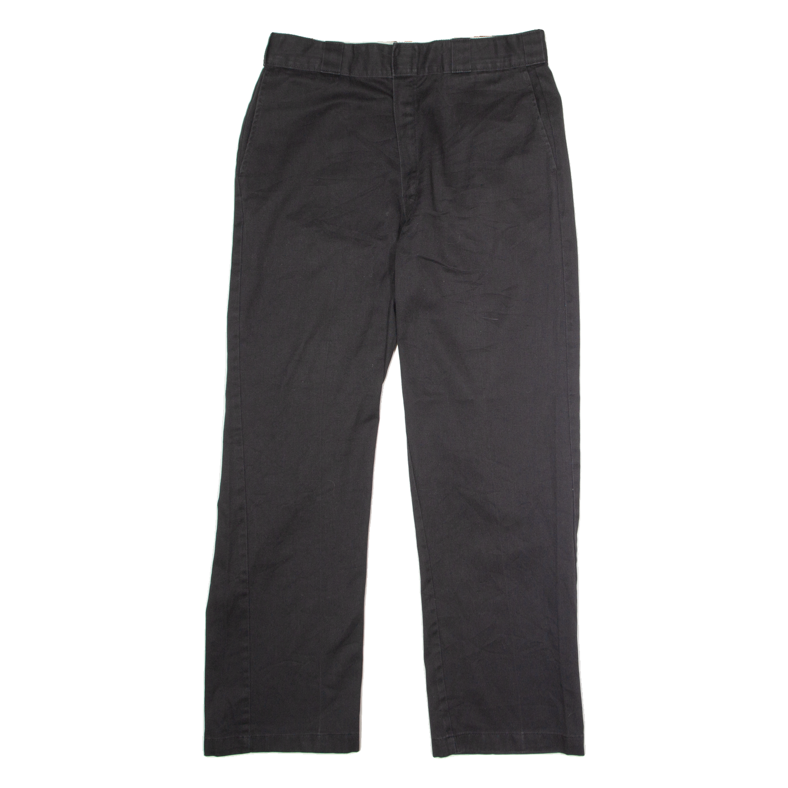 DICKIES Workwear Mens Twill Trousers Black Regular Straight W36 L32 Refurbished - N/A refurbished available on Cerqular