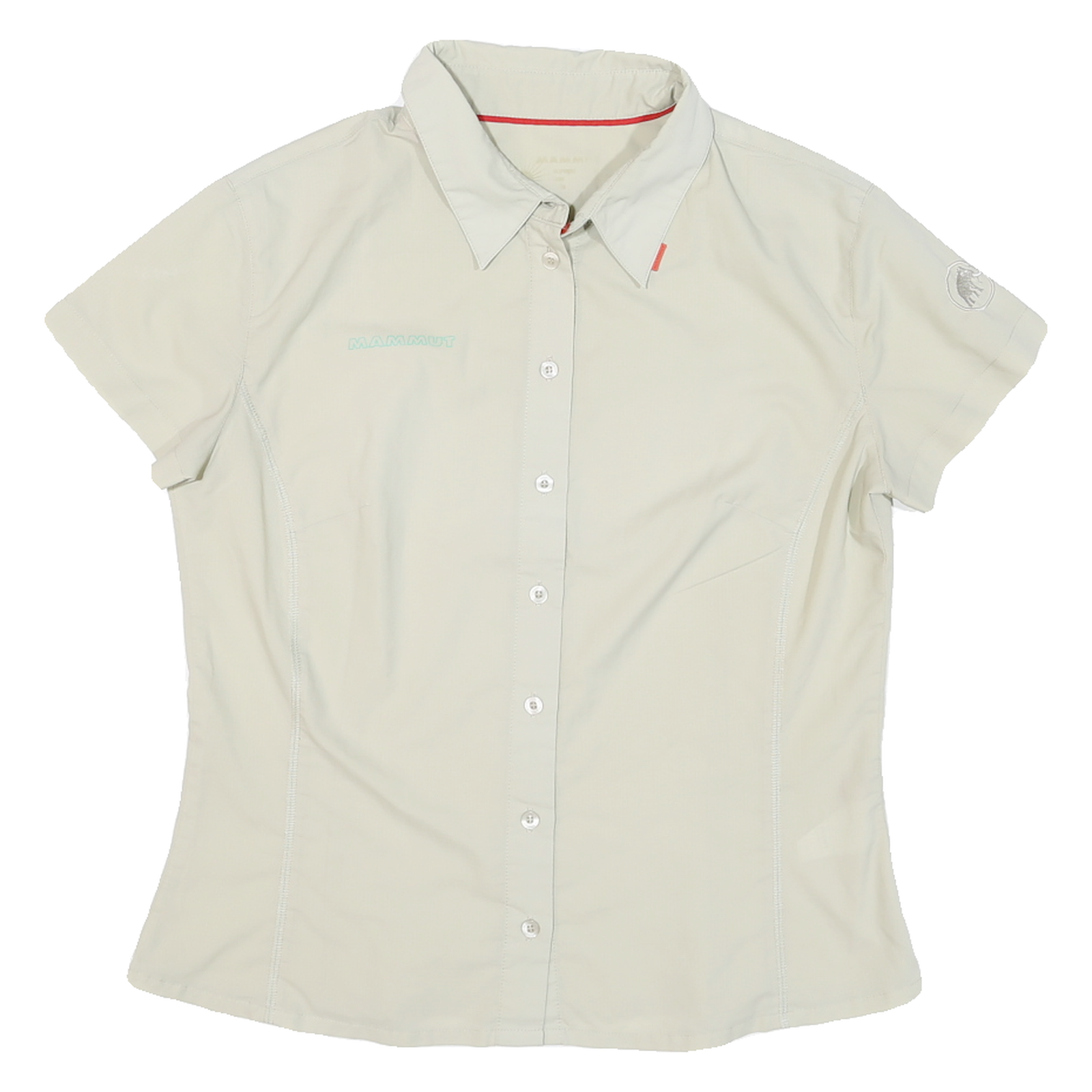MAMMUT Womens Cream Short Sleeve Shirt S Technical Outdoor Lightweight Refurbished - N/A refurbished available on Cerqular