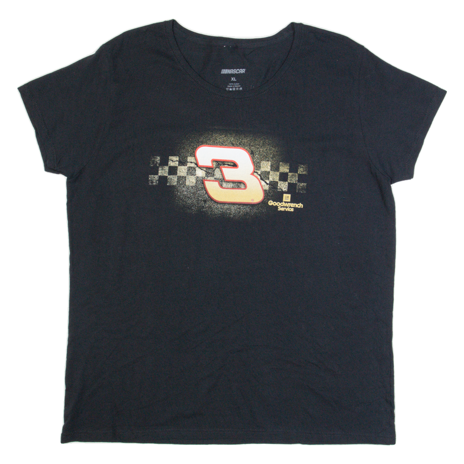 NASCAR Richard Childress Racing Womens Biker T-Shirt Black USA XL Refurbished - N/A refurbished available on Cerqular