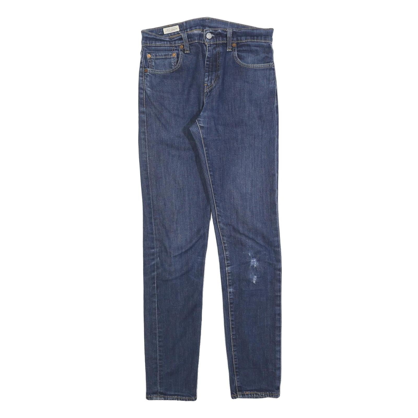 LEVI'S 512 BIG E Mens Jeans Blue Slim Skinny Denim Medium W29 L34 Cotton Blend Refurbished - N/A refurbished available on Cerqular