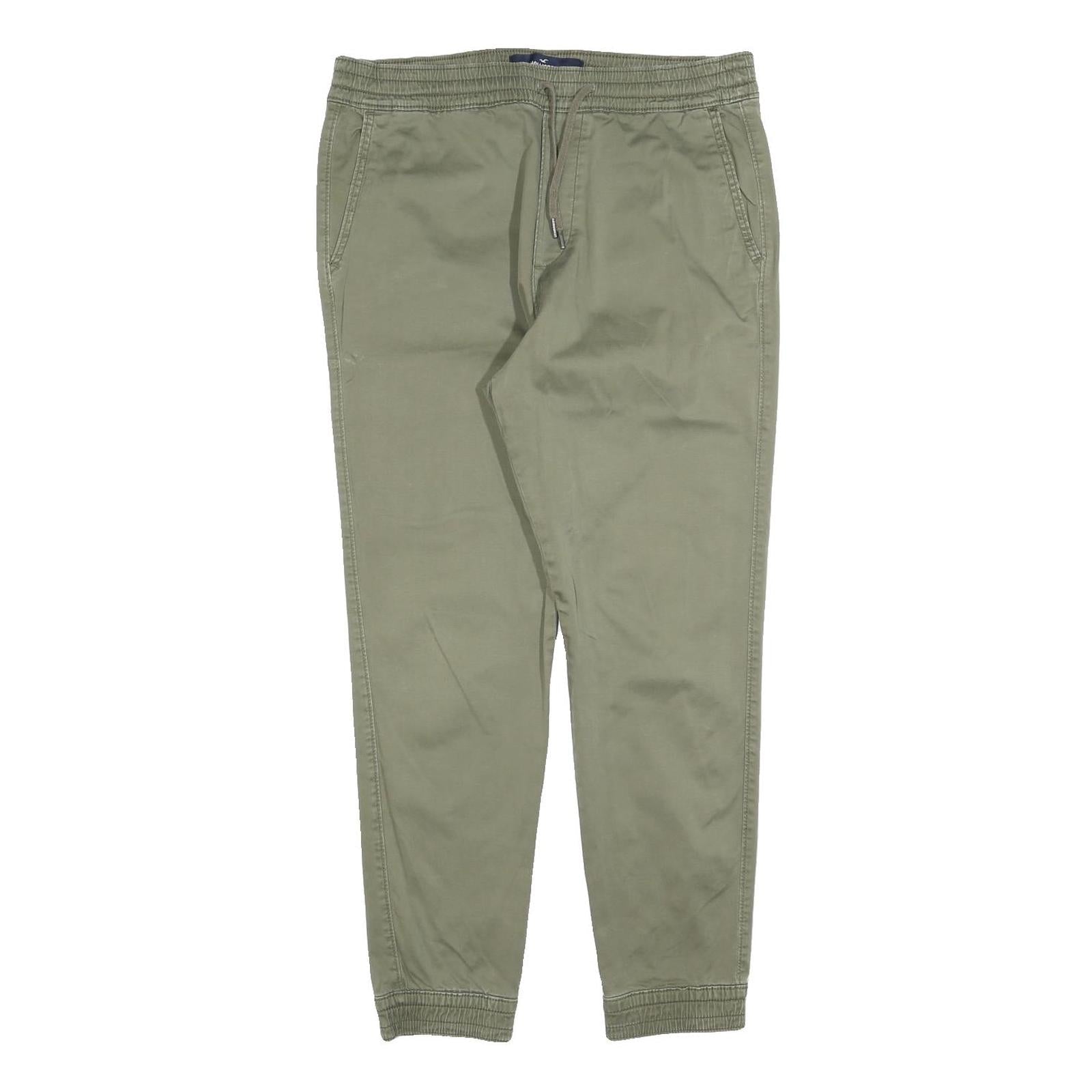 Buy HOLLISTER Mens Cotton Blend Green Regular Drawstring Trousers W34 L28 Casual Refurbished - $41.59 HOLLISTER Mens Cotton Blend Green Regular Drawstring Trousers W34 L28 Casual Refurbished - N/A refurbished available on Cerqular