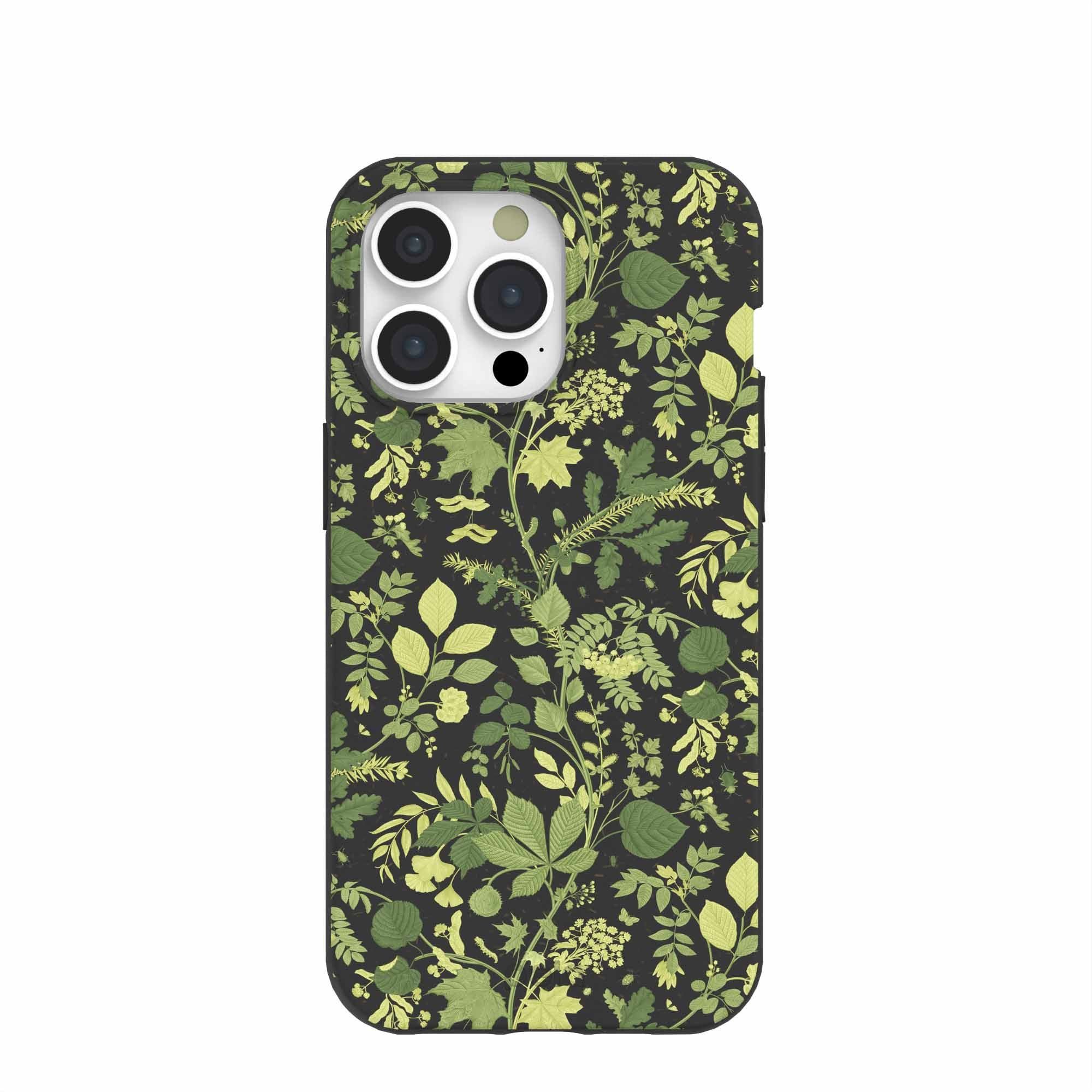 Black Evergreen iPhone 15 Pro Max Case Refurbished - Pela Case refurbished available on Cerqular