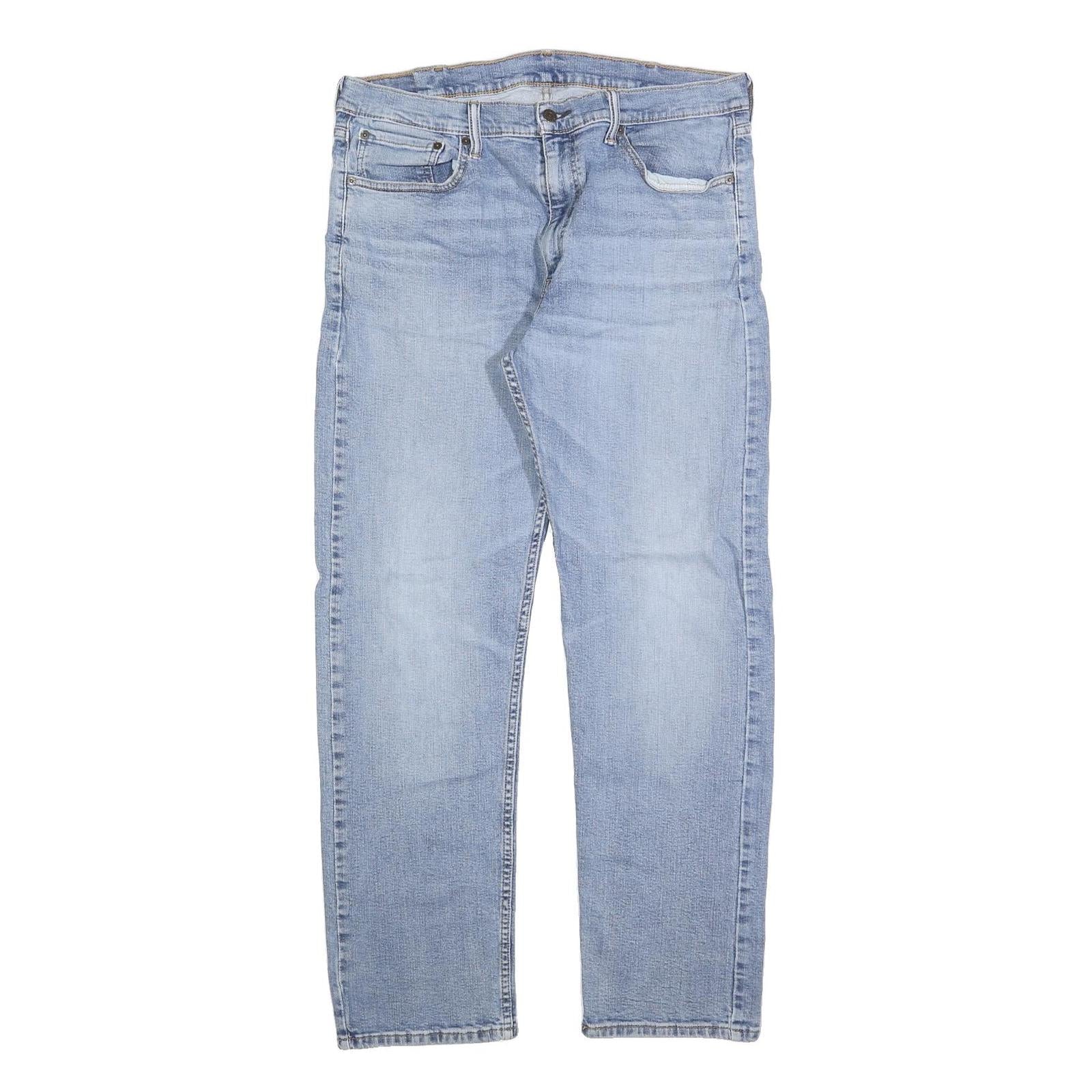 LEVI'S 505 Mens Jeans Blue Regular Straight Denim Medium W38 L32 Classic Fit Zip Refurbished - N/A refurbished available on Cerqular