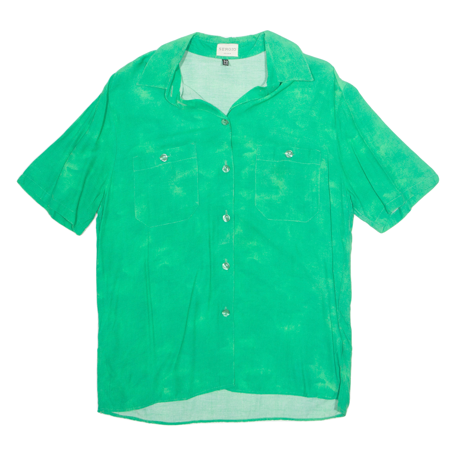 Buy SERGIO Donna Womens Oversized Shirt Green Collared Viscose UK 12 Refurbished - $16.89 SERGIO Donna Womens Oversized Shirt Green Collared Viscose UK 12 Refurbished - N/A refurbished available on Cerqular