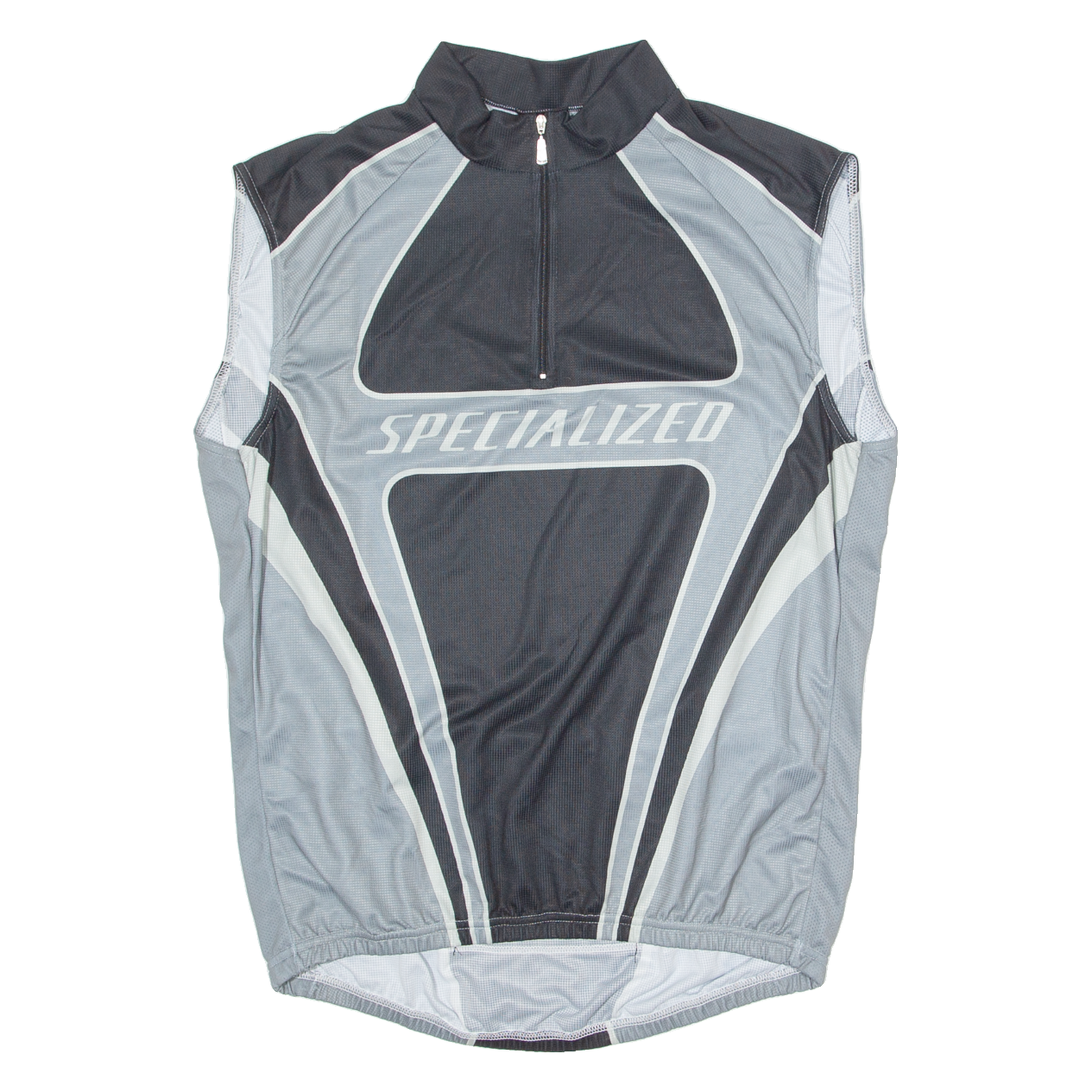 SPECIALIZED Cycling Mens Jersey Grey Sleeveless 1/4 Zip 3XL Refurbished - N/A refurbished available on Cerqular
