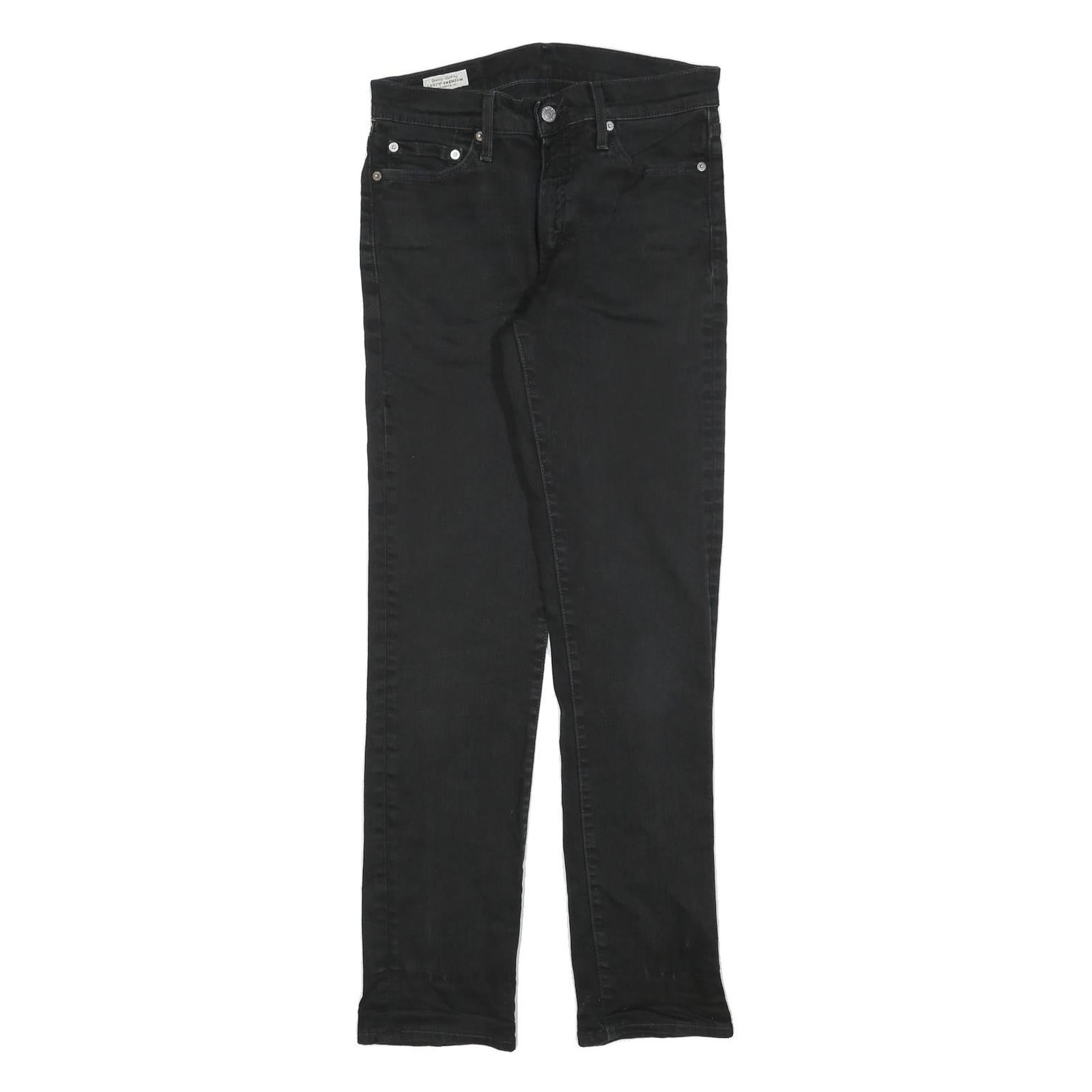 LEVI'S 511 BIG E Mens Jeans Black Slim Skinny Denim W30 L32 Classic Zip Refurbished - N/A refurbished available on Cerqular