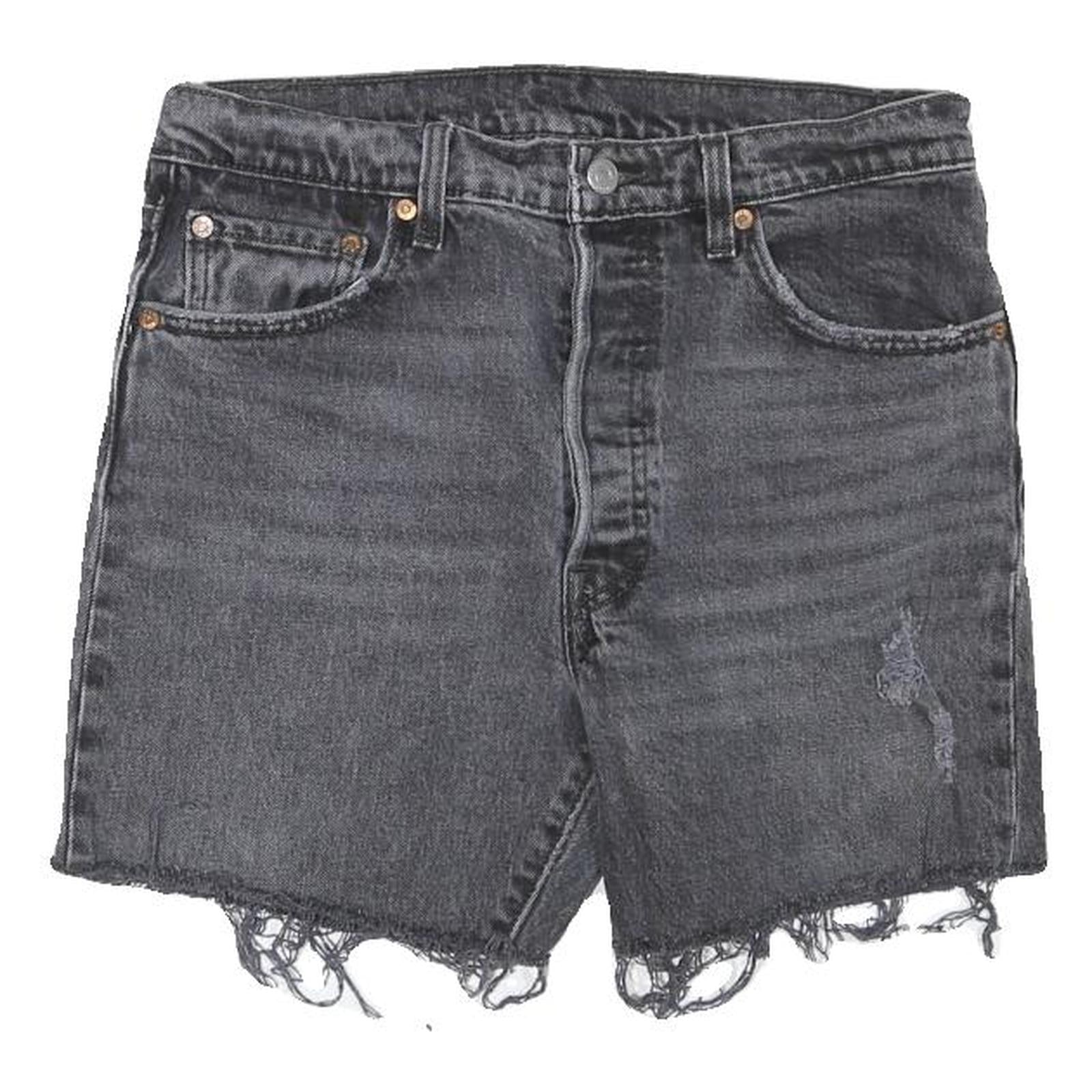 Buy LEVI'S Womens Shorts Black Denim Cut-Off Distressed S W35 Casual Summer Refurbished - $25.99 LEVI'S Womens Shorts Black Denim Cut-Off Distressed S W35 Casual Summer Refurbished - N/A refurbished available on Cerqular