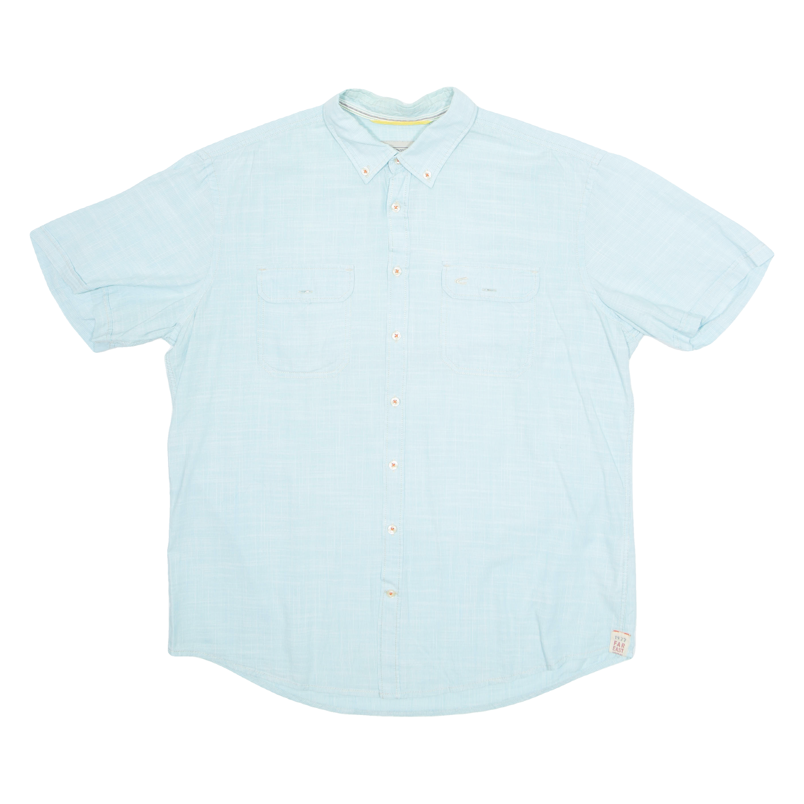 CAMEL ACTIVE Regular Fit Mens Plain Shirt Blue L Refurbished - N/A refurbished available on Cerqular