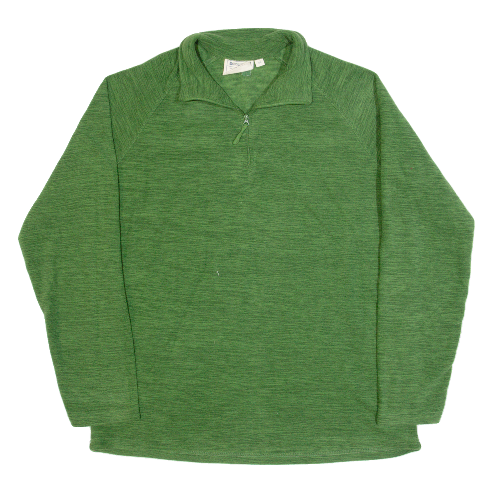 MOUNTAIN WAREHOUSE Mens Fleece Green 1/4 Zip L Refurbished - N/A refurbished available on Cerqular