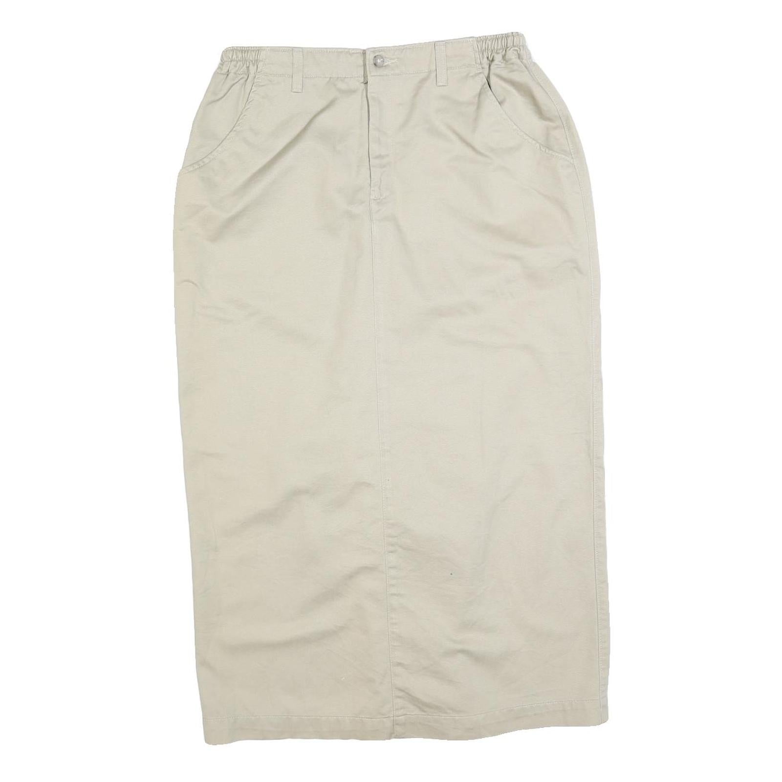 Buy LEE Womens Beige Cotton Blend Straight Knee Length Woven Skirt M Casual Refurbished - $28.59 LEE Womens Beige Cotton Blend Straight Knee Length Woven Skirt M Casual Refurbished - N/A refurbished available on Cerqular