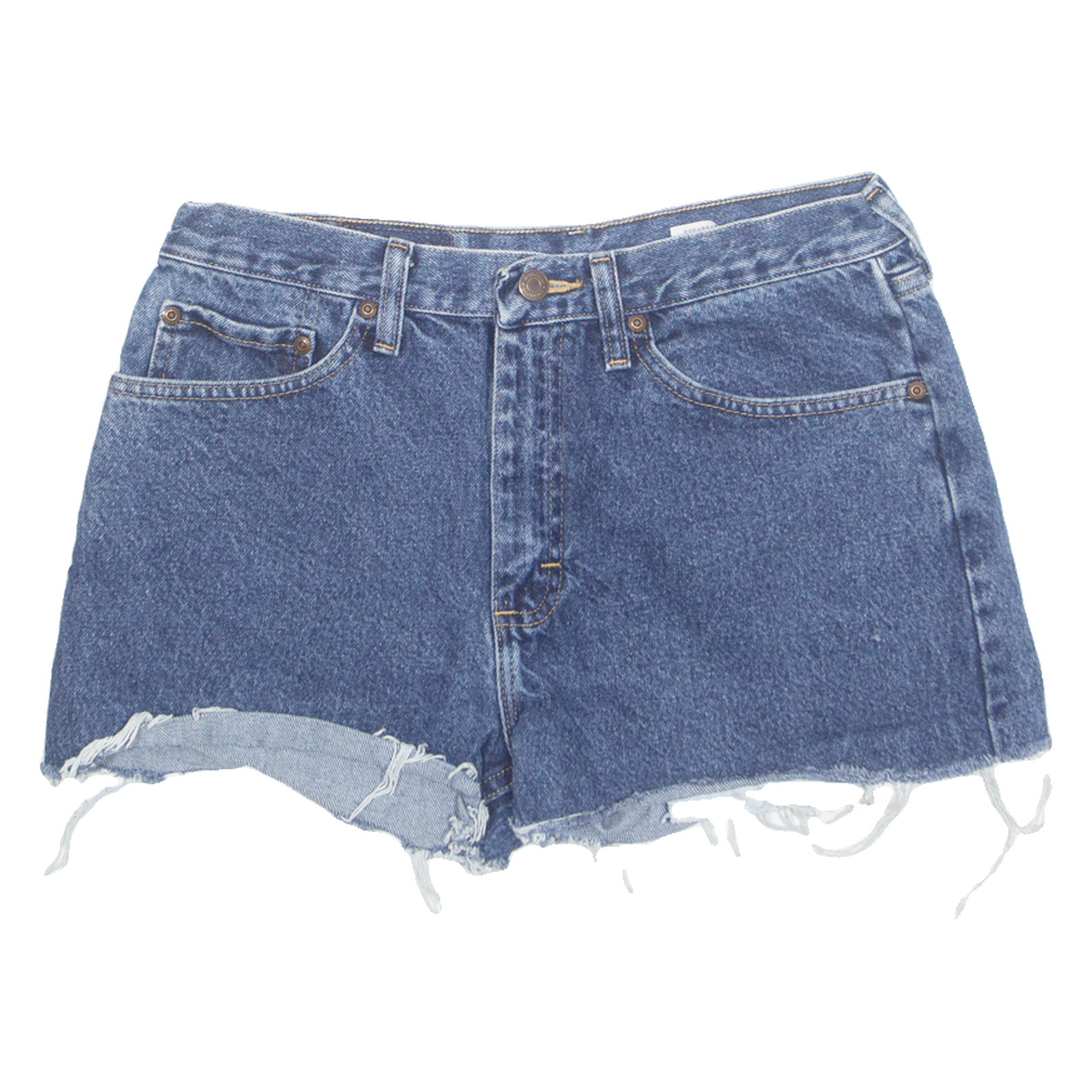WRANGLER Cut Off Womens Denim Shorts Blue S W30 Refurbished - N/A refurbished available on Cerqular