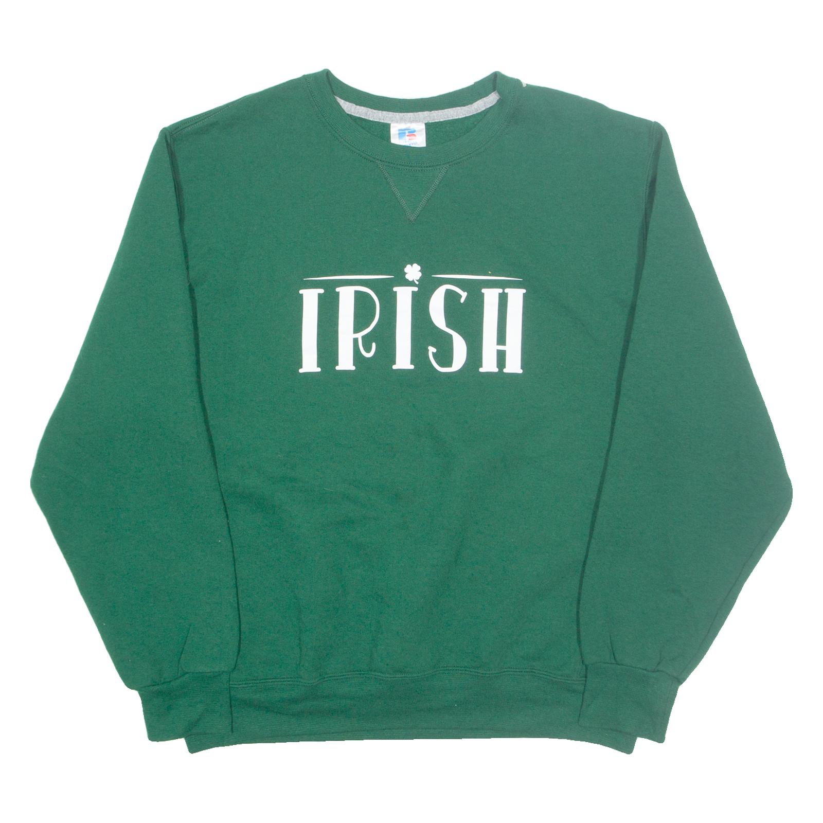 RUSSELL ATHLETIC Womens Sweatshirt Green L Refurbished - N/A refurbished available on Cerqular