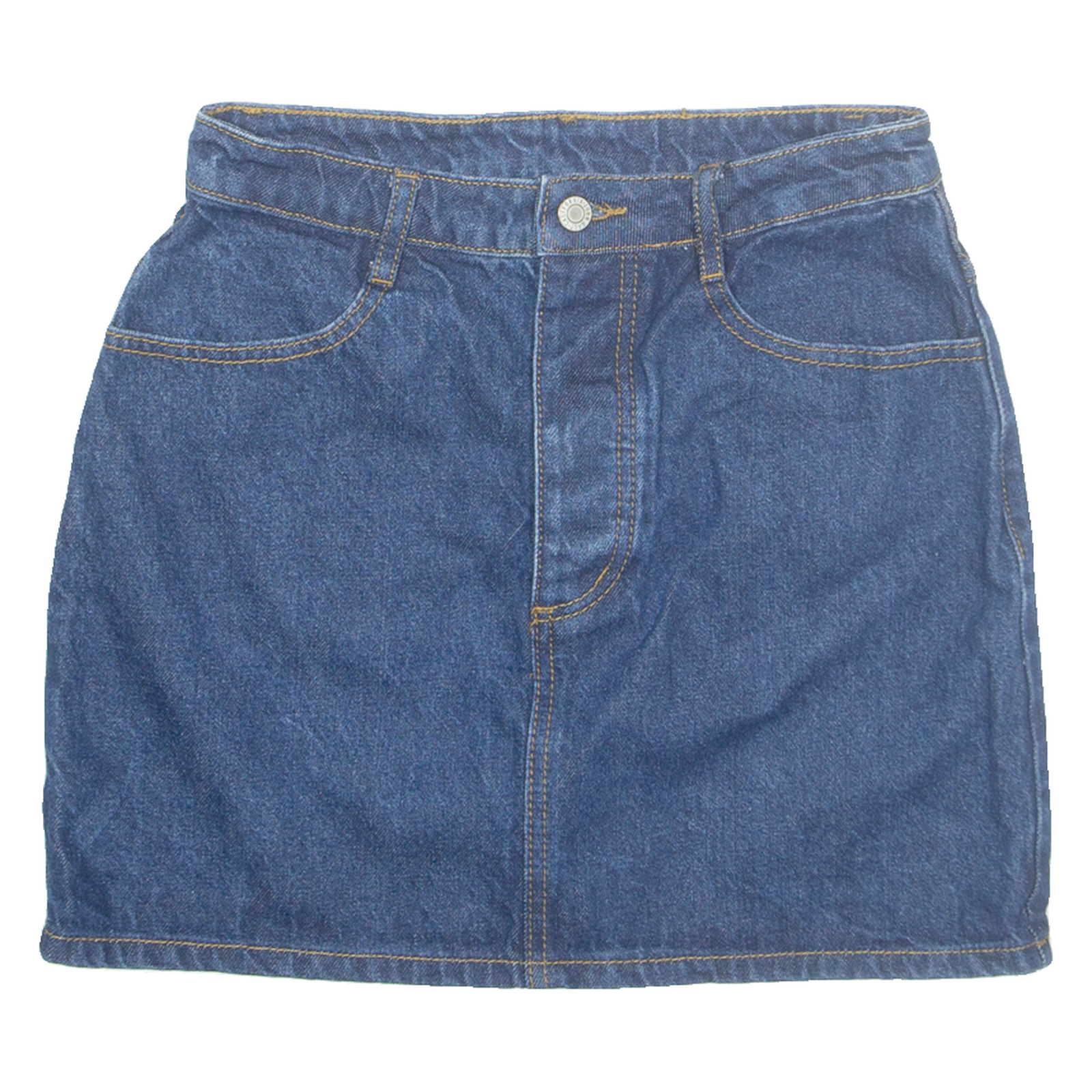 J.GALT Womens Straight Skirt Blue Short Denim M Refurbished - N/A refurbished available on Cerqular