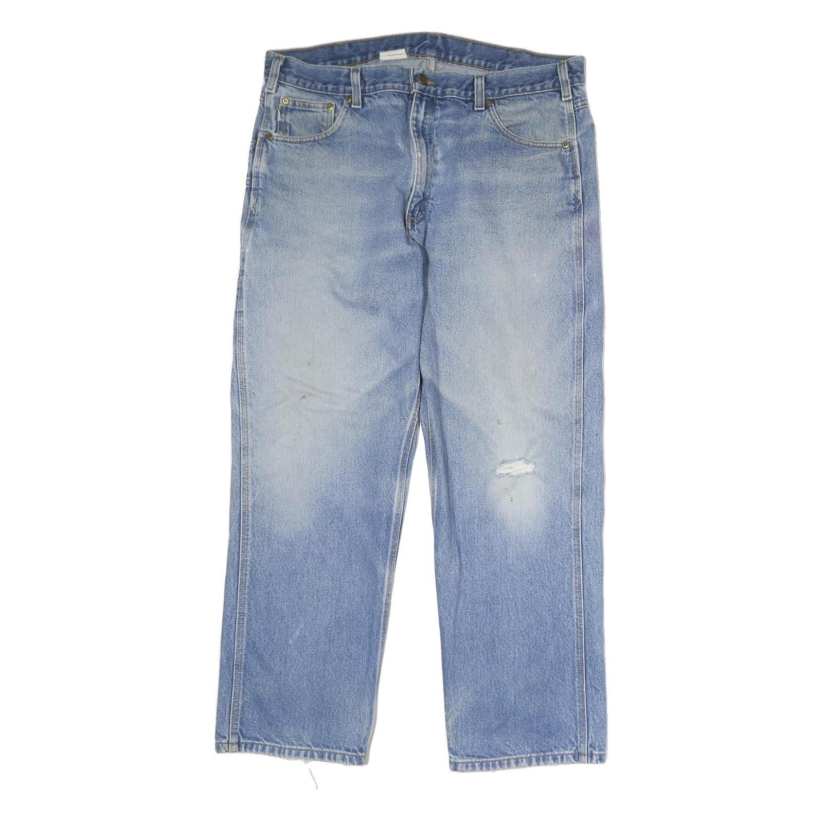 Buy CARHARTT Mens Jeans Blue Relaxed Straight Denim Light W38 L30 Workwear Refurbished - $49.39 CARHARTT Mens Jeans Blue Relaxed Straight Denim Light W38 L30 Workwear Refurbished - N/A refurbished available on Cerqular