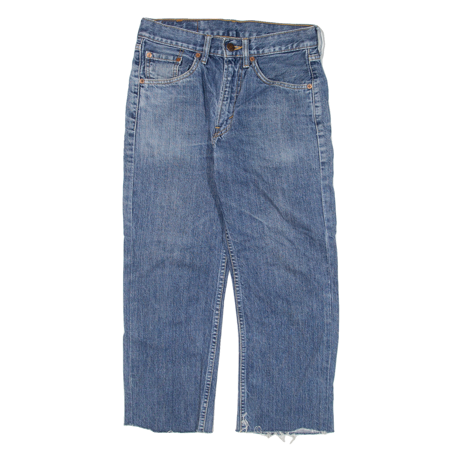 LEVI'S 521 Jeans Mens Blue Regular Straight W29 L22 Refurbished - N/A refurbished available on Cerqular