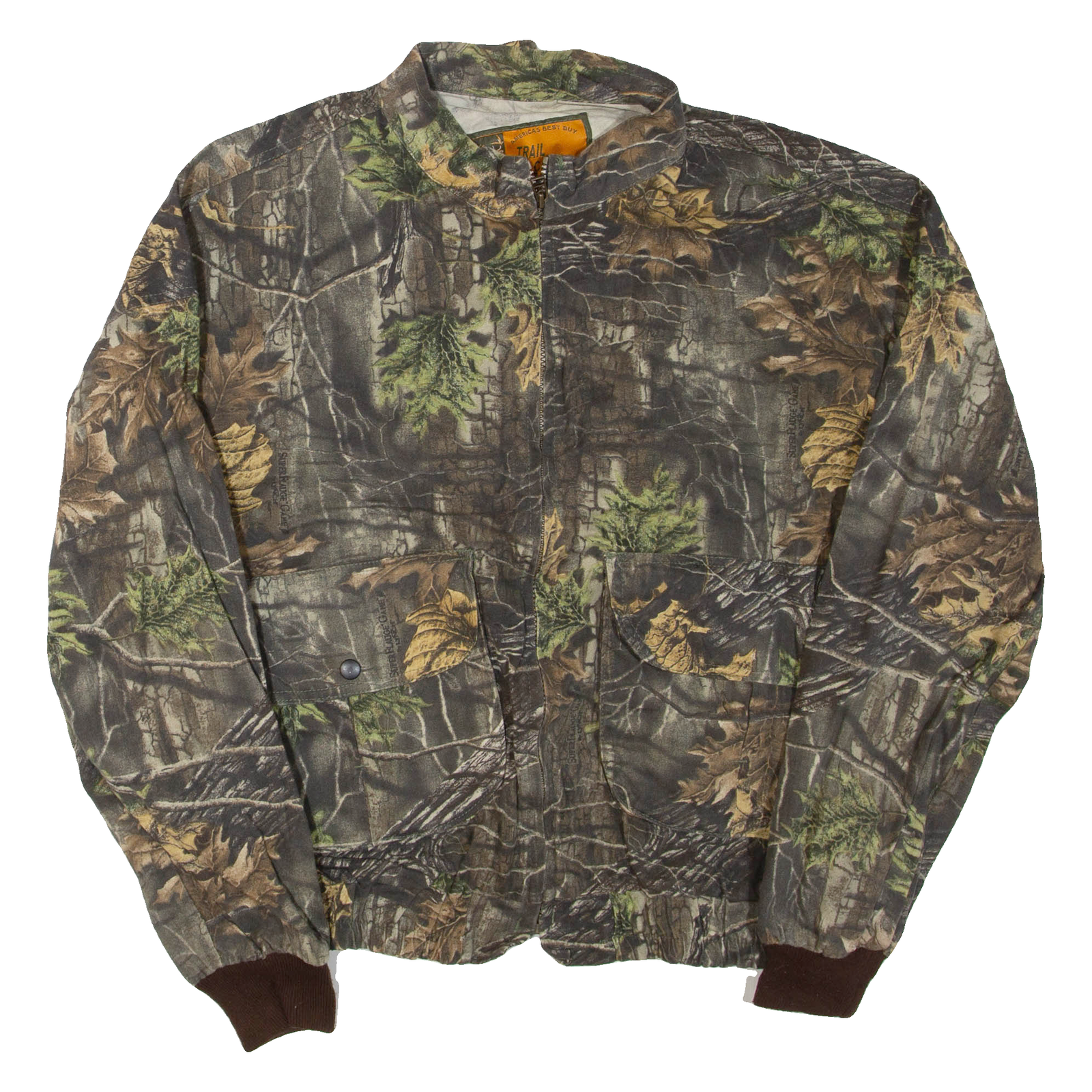 TRAILCREST Mens Jacket Brown Camouflage L Refurbished - N/A refurbished available on Cerqular