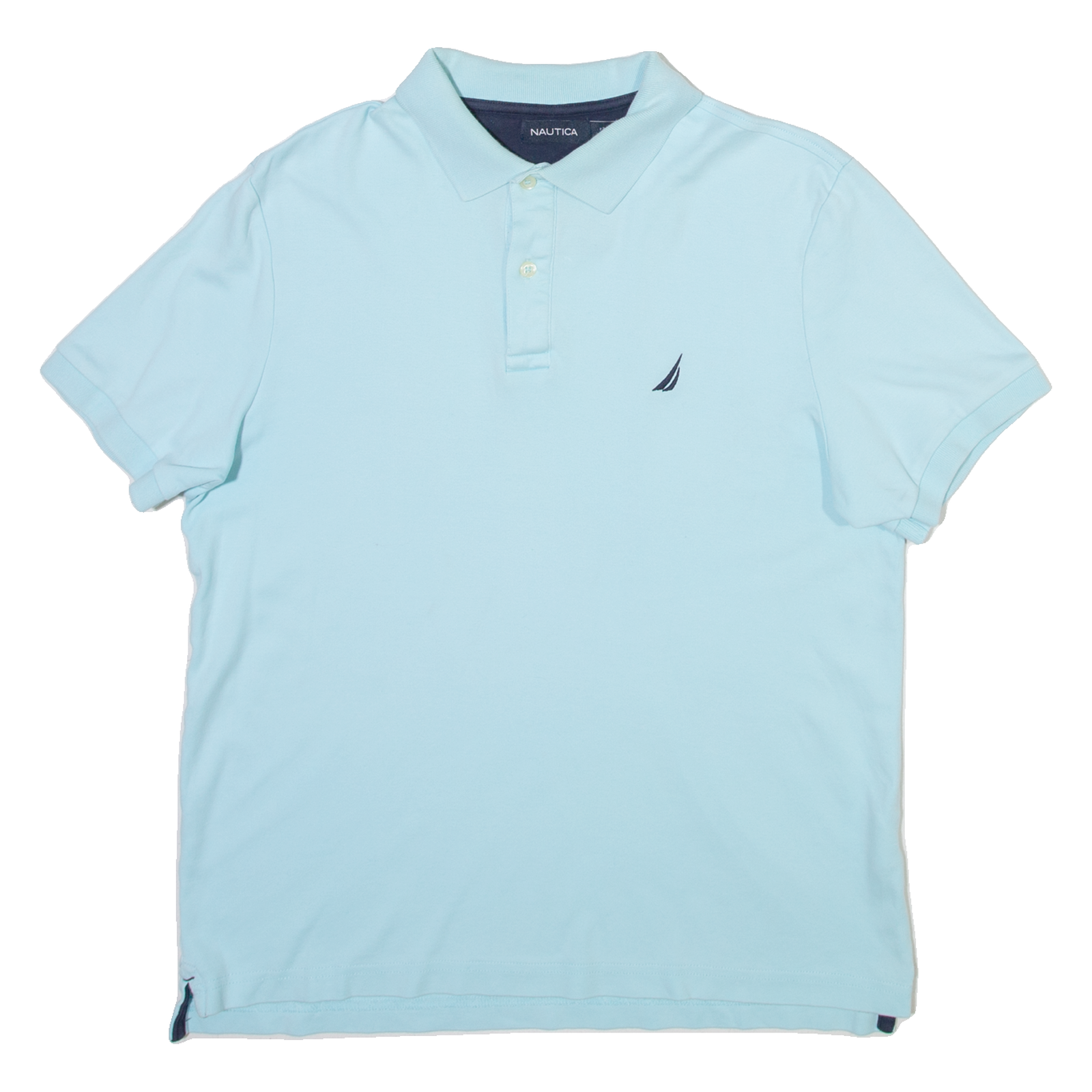 NAUTICA Mens Polo Shirt Blue M Refurbished - N/A refurbished available on Cerqular