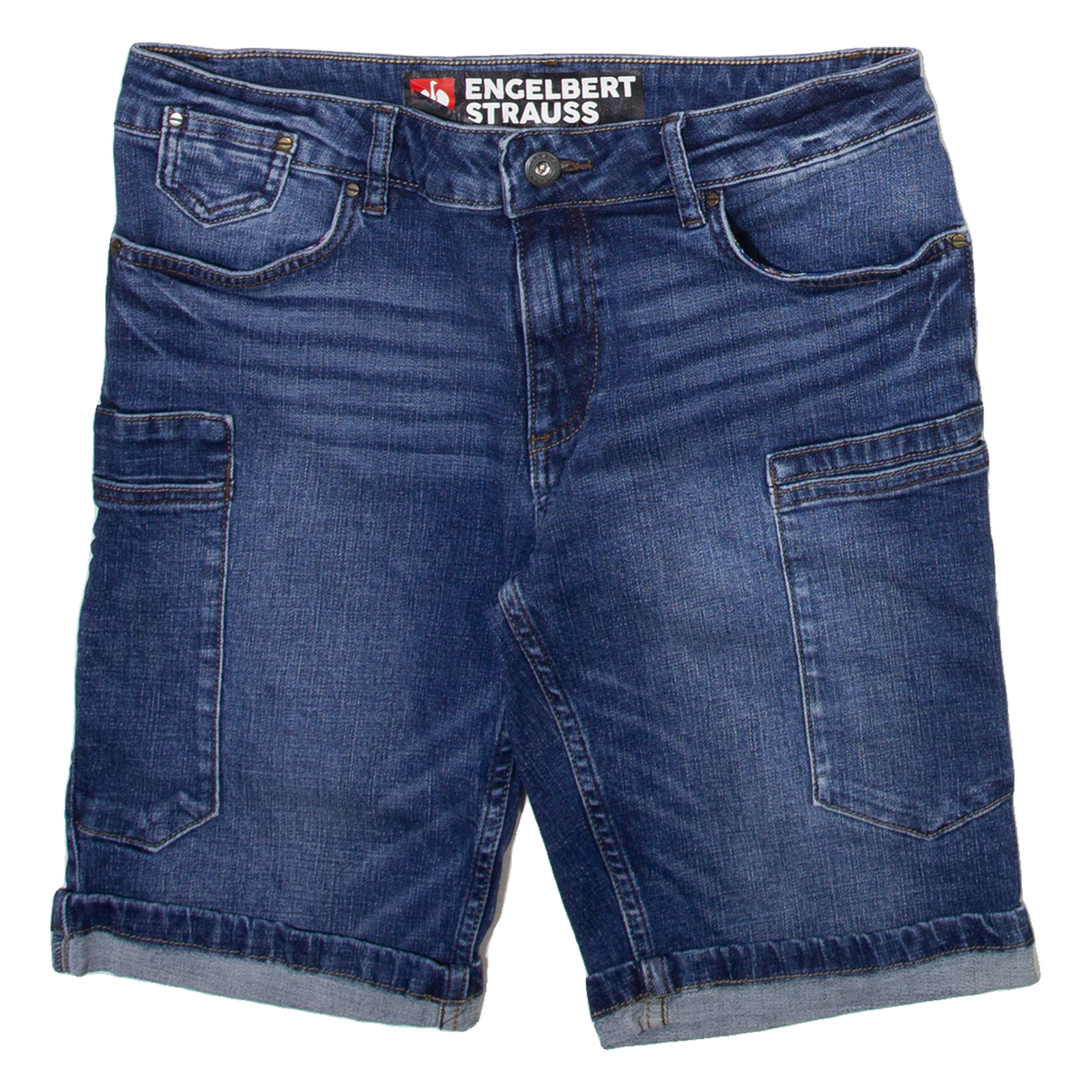 ENGELBERT STRAUSS Womens Denim Shorts Blue M W32 Refurbished - N/A refurbished available on Cerqular