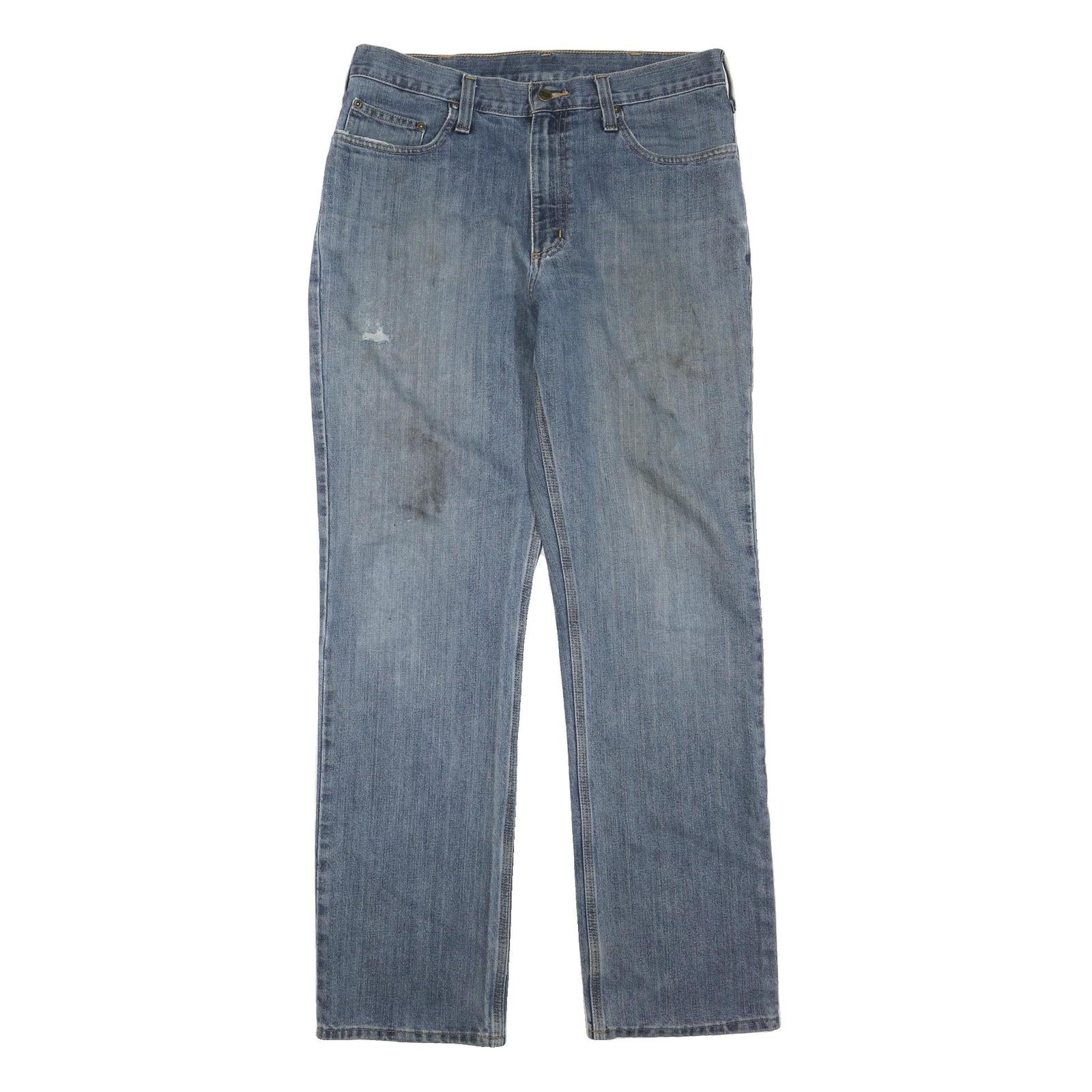Buy CARHARTT Mens Regular Blue Denim Straight Leg W34 L34 Cotton Blend Zip Jeans Refurbished - $49.39 CARHARTT Mens Regular Blue Denim Straight Leg W34 L34 Cotton Blend Zip Jeans Refurbished - N/A refurbished available on Cerqular