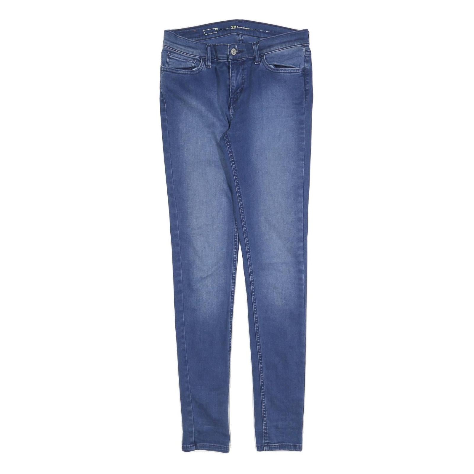 LEVI'S Womens Jeans Blue Slim Skinny Denim Medium W28 L32 Classic Zip Cotton Refurbished - N/A refurbished available on Cerqular
