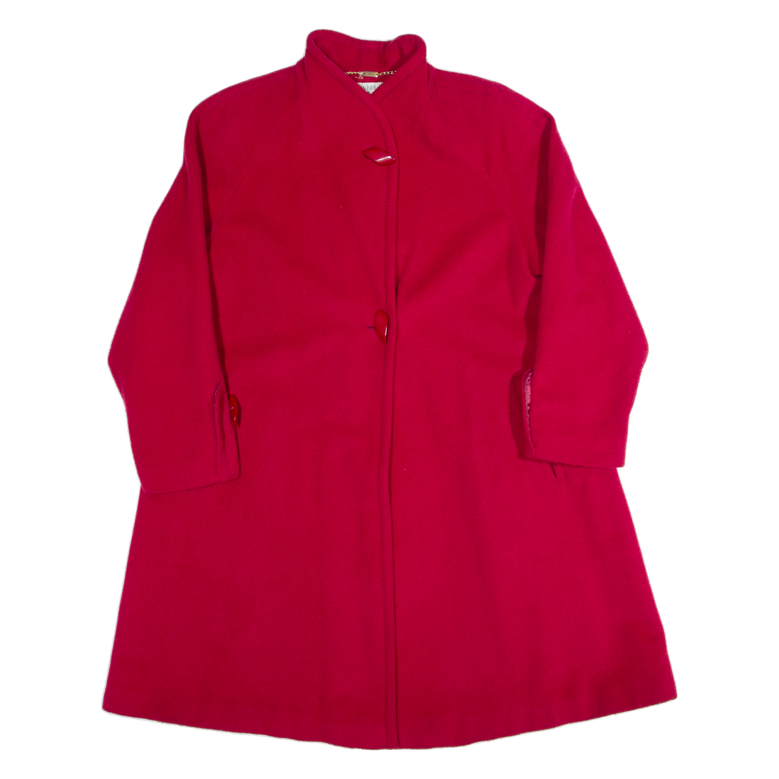 MAURICE WEINBERG Womens Overcoat Coat Red 90s M Refurbished - N/A refurbished available on Cerqular