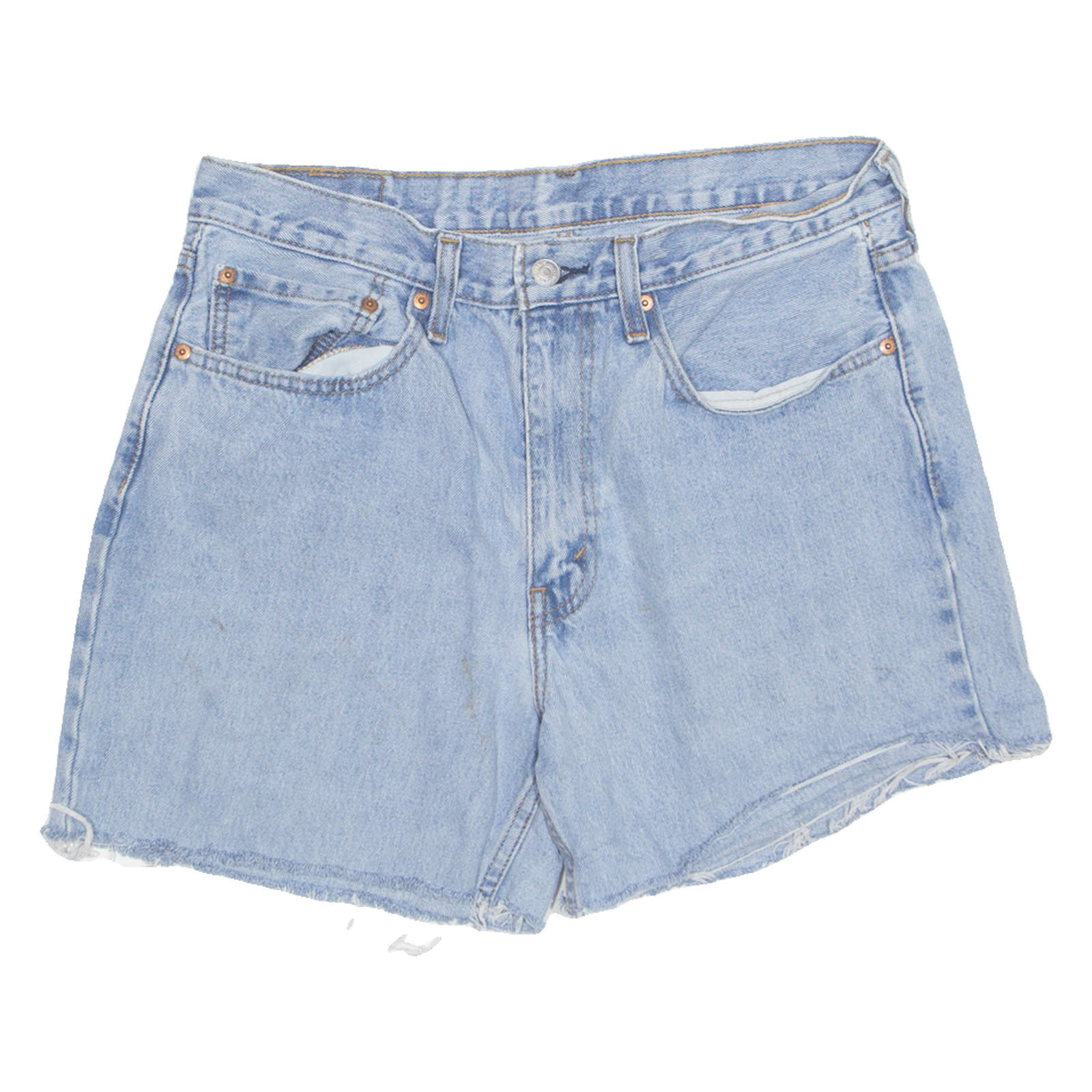 Buy LEVI'S 550 Cut Off Womens Denim Shorts Blue L W36 Refurbished - $23.39 LEVI'S 550 Cut Off Womens Denim Shorts Blue L W36 Refurbished - N/A refurbished available on Cerqular