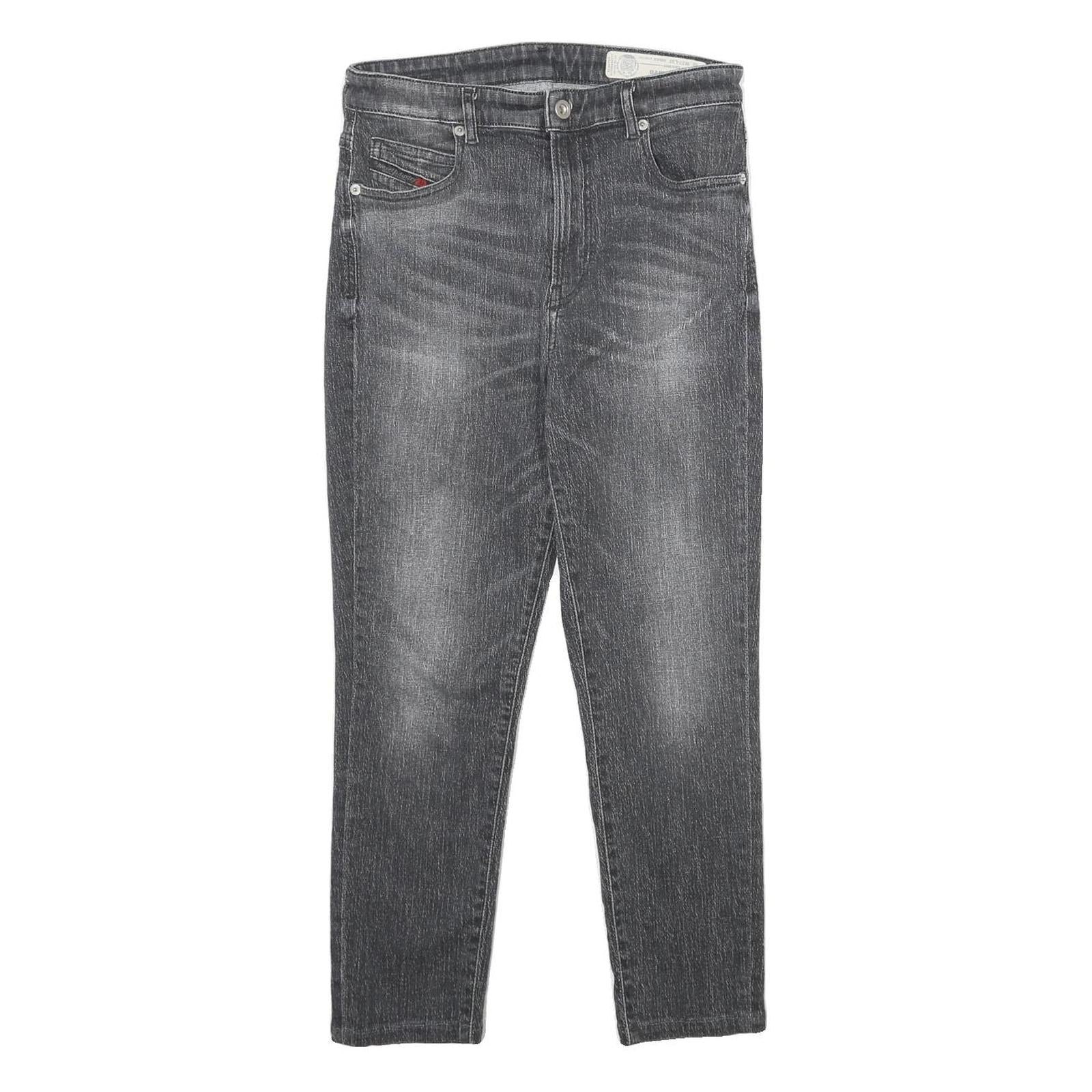 DIESEL Womens Slim Grey Denim Jeans Zip W27 L24 Classic Comfortable Stylish Refurbished - N/A refurbished available on Cerqular