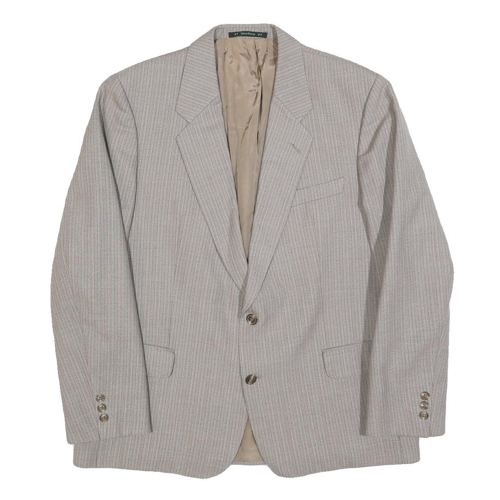 Buy WESTBURY Mens Grey Button Closure Wool Blend Classic Jacket L Wool Blend Plain Refurbished - $48.09 WESTBURY Mens Grey Button Closure Wool Blend Classic Jacket L Wool Blend Plain Refurbished - N/A refurbished available on Cerqular