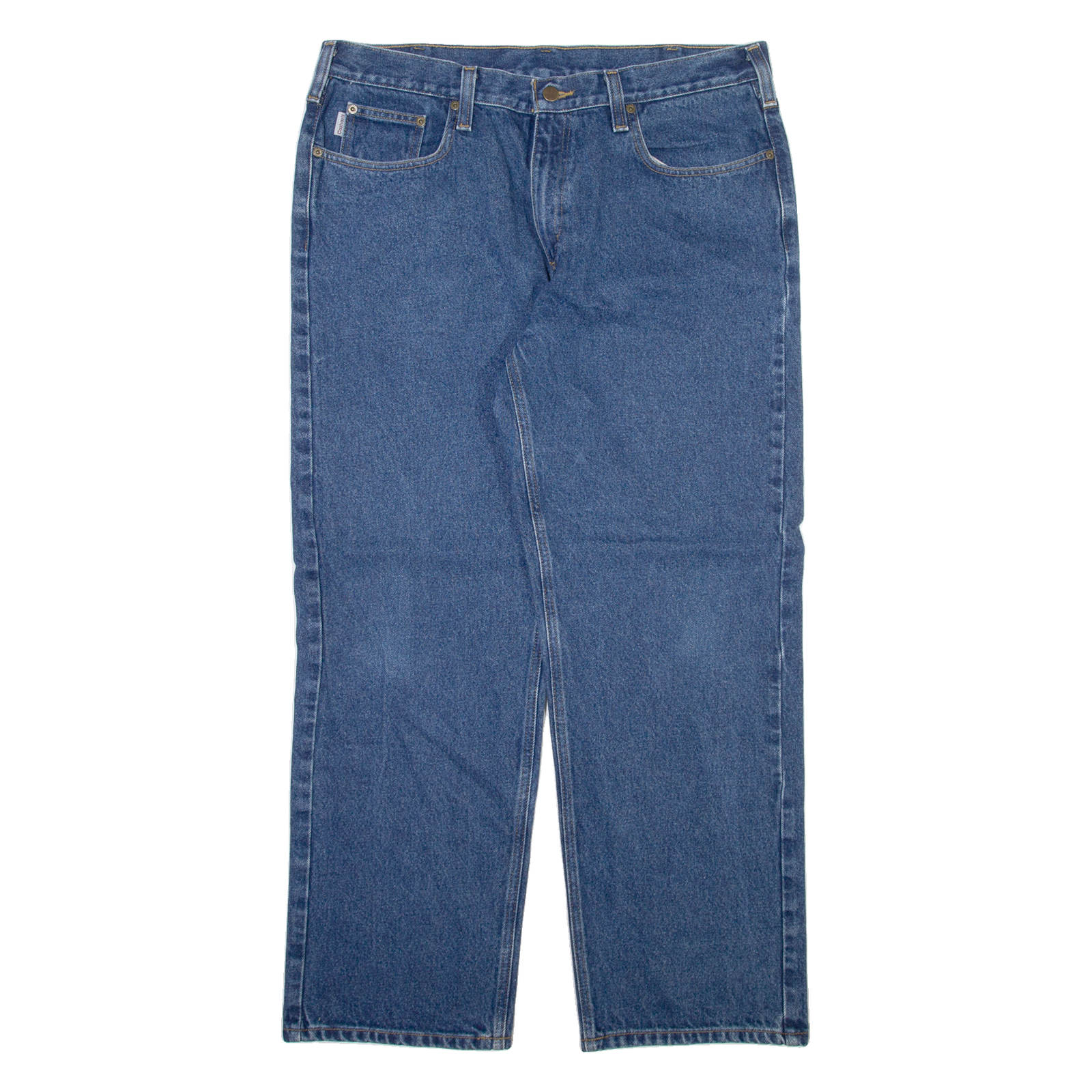 CARHARTT Mens Jeans Blue Relaxed Straight W38 L30 Refurbished - N/A refurbished available on Cerqular