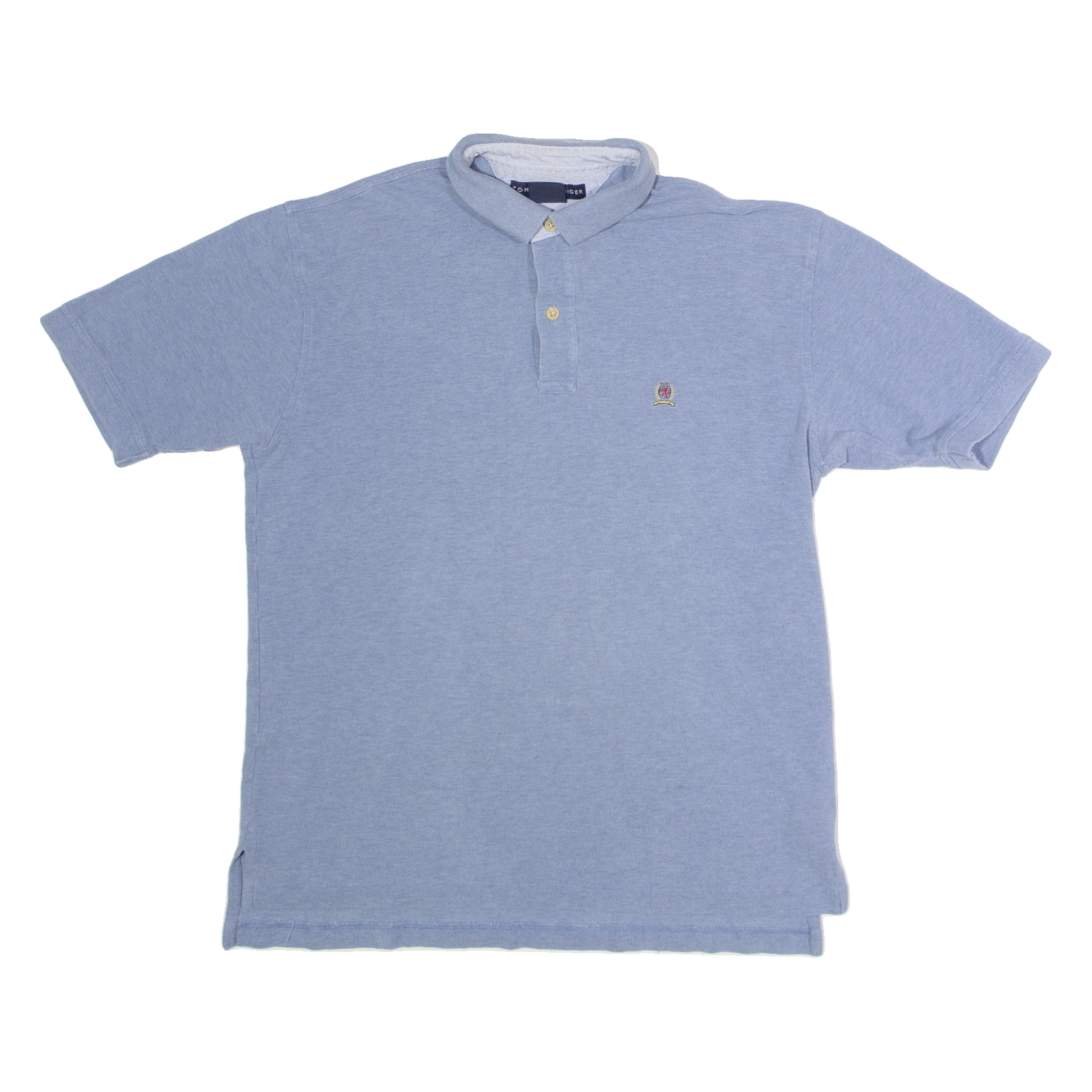 TOMMY HILFIGER Mens Polo Shirt Blue 90s M Refurbished - N/A refurbished available on Cerqular