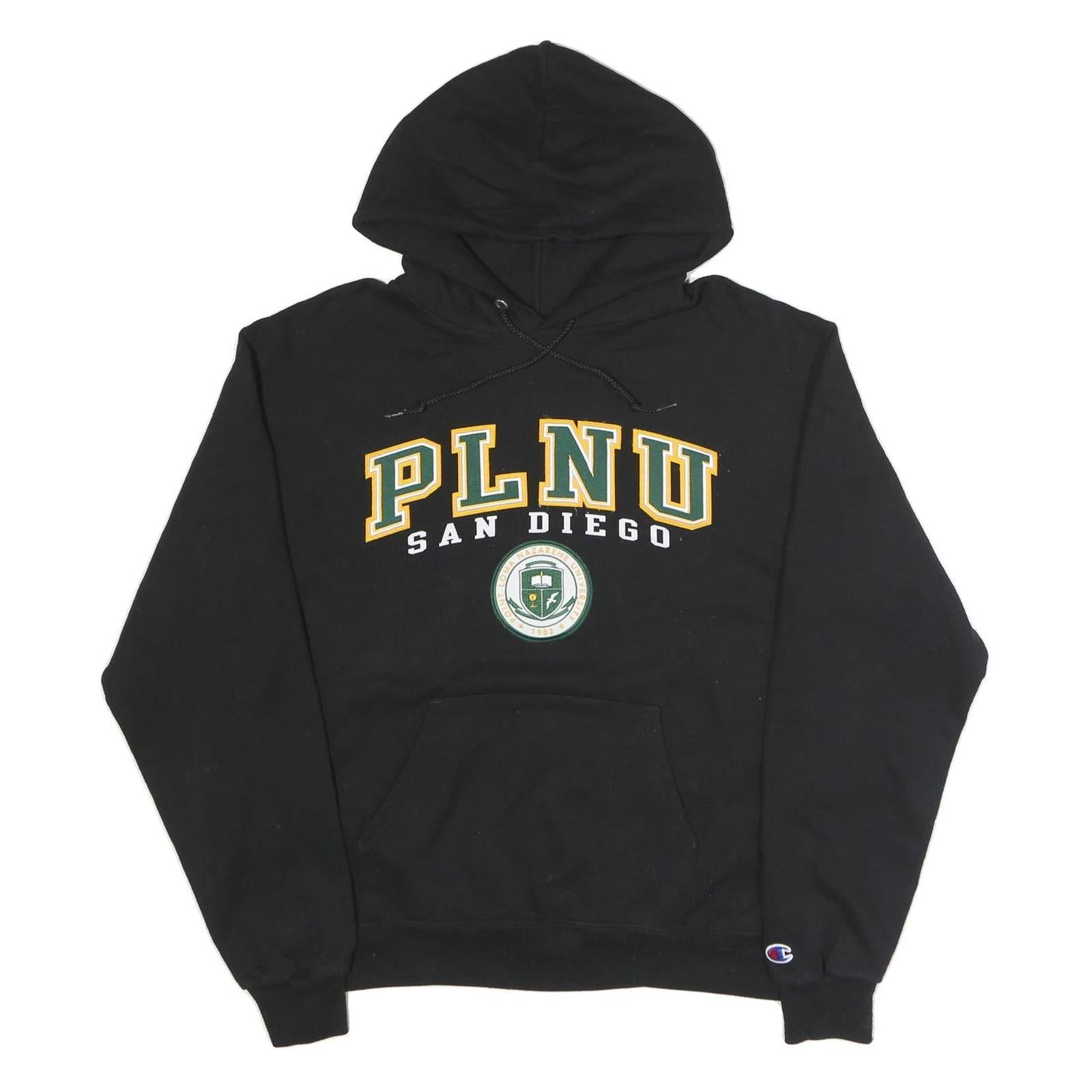 CHAMPION Mens Black PLNU San Diego Pullover Hoodie M Cotton Blend Refurbished - N/A refurbished available on Cerqular