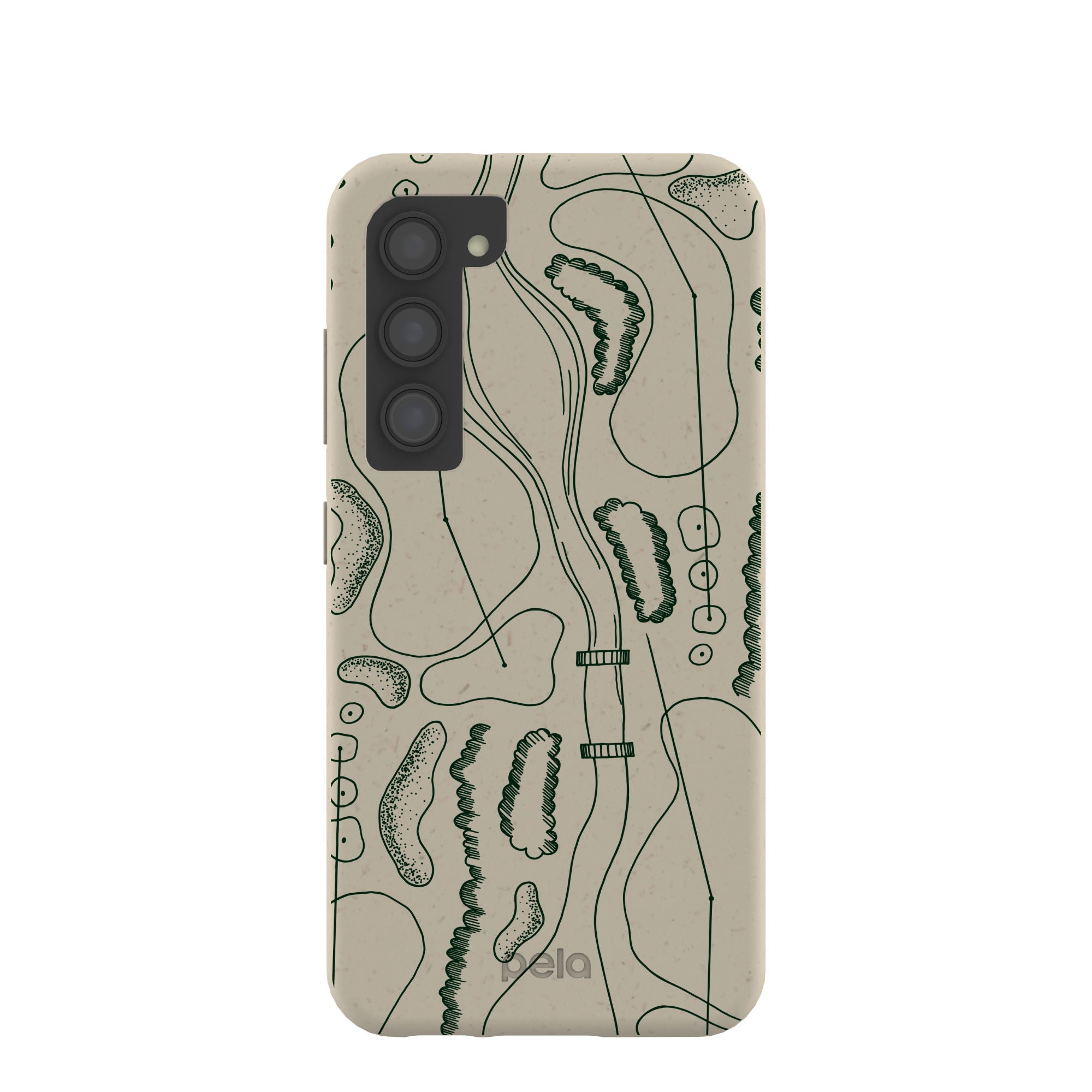 London Fog Golf Course Samsung Galaxy S23 Case Refurbished - Pela Case refurbished available on Cerqular