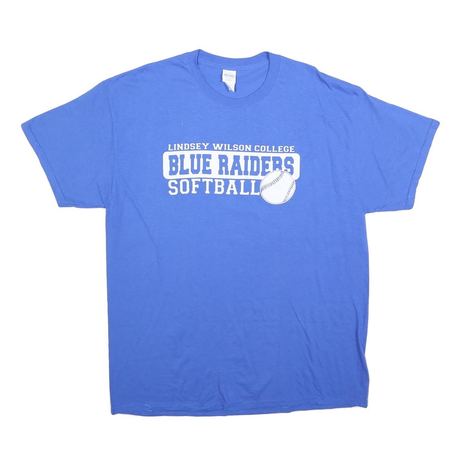 Buy GILDAN Mens Blue Lindsey Wilson College Blue Raiders Softball T-Shirt XL Crew Refurbished - $12.99 GILDAN Mens Blue Lindsey Wilson College Blue Raiders Softball T-Shirt XL Crew Refurbished - N/A refurbished available on Cerqular