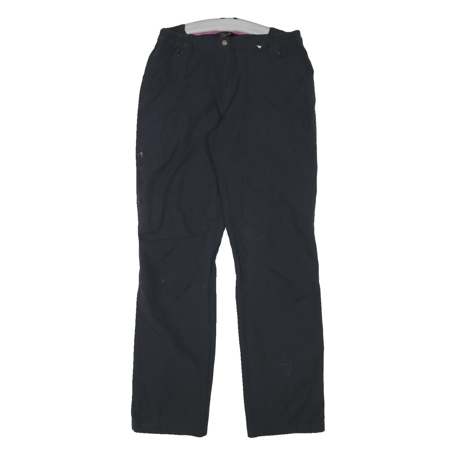 MILLET Womens Polyester Blend Regular Leg Black Trousers W28 L30 Zip Outdoor Refurbished - N/A refurbished available on Cerqular