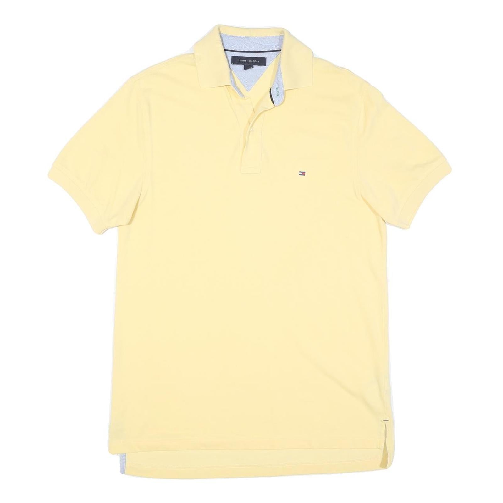 Buy TOMMY HILFIGER Mens Yellow Polo Shirt S Short Sleeve Cotton Blend Classic Fit Refurbished - $33.79 TOMMY HILFIGER Mens Yellow Polo Shirt S Short Sleeve Cotton Blend Classic Fit Refurbished - N/A refurbished available on Cerqular