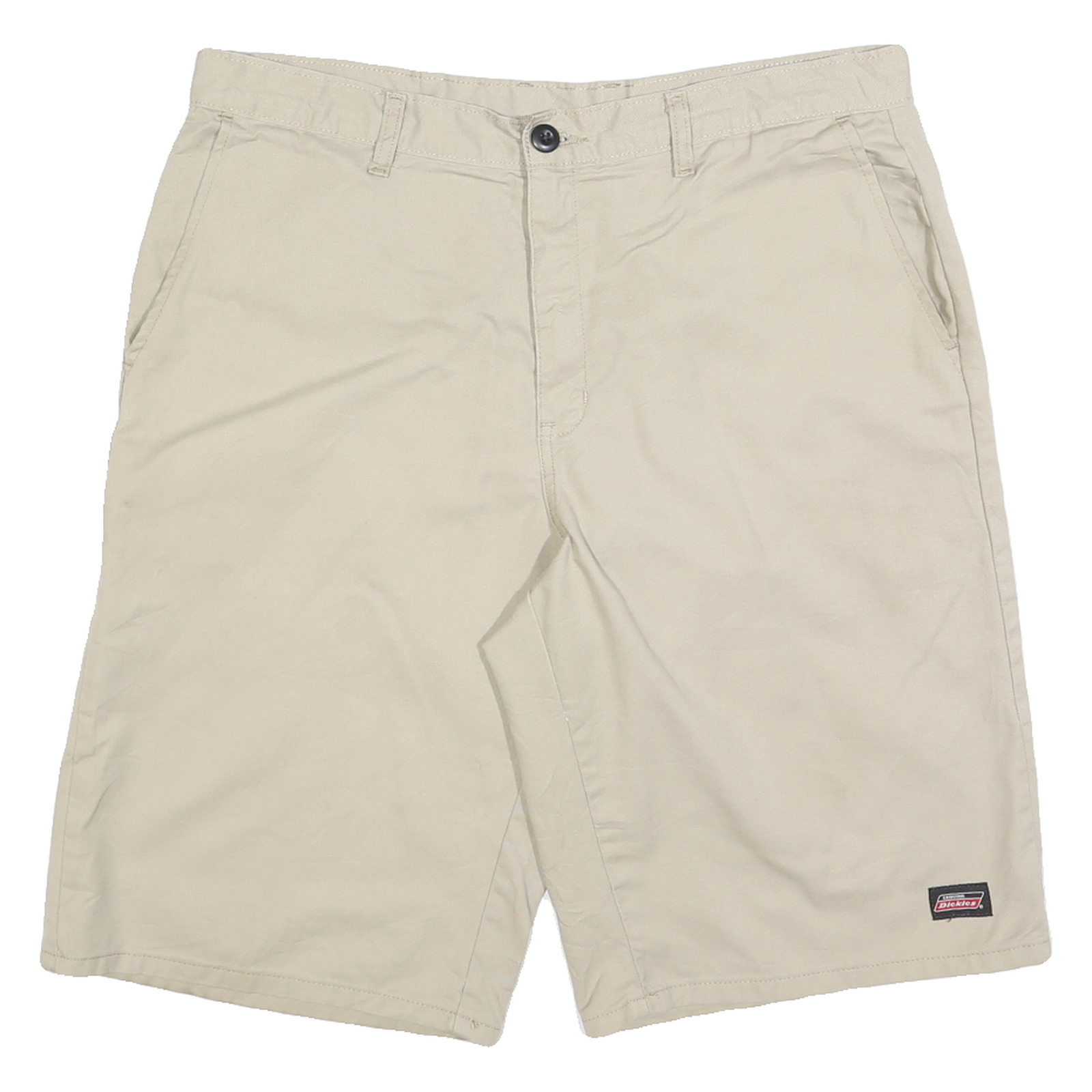 DICKIES Mens Shorts Beige Casual Plain L W36 Workwear Cotton Blend Refurbished - N/A refurbished available on Cerqular