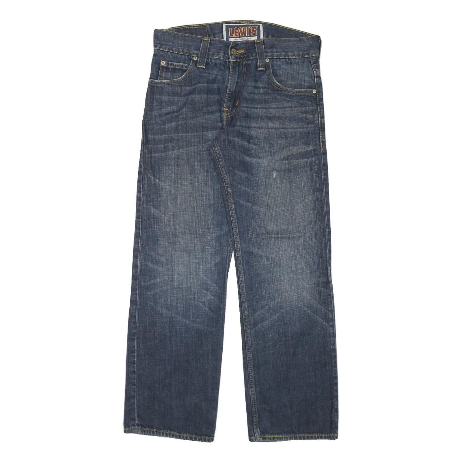 LEVI'S Mens Jeans Blue Regular Straight Denim Medium W31 L29 Classic Zip Cotton Refurbished - N/A refurbished available on Cerqular