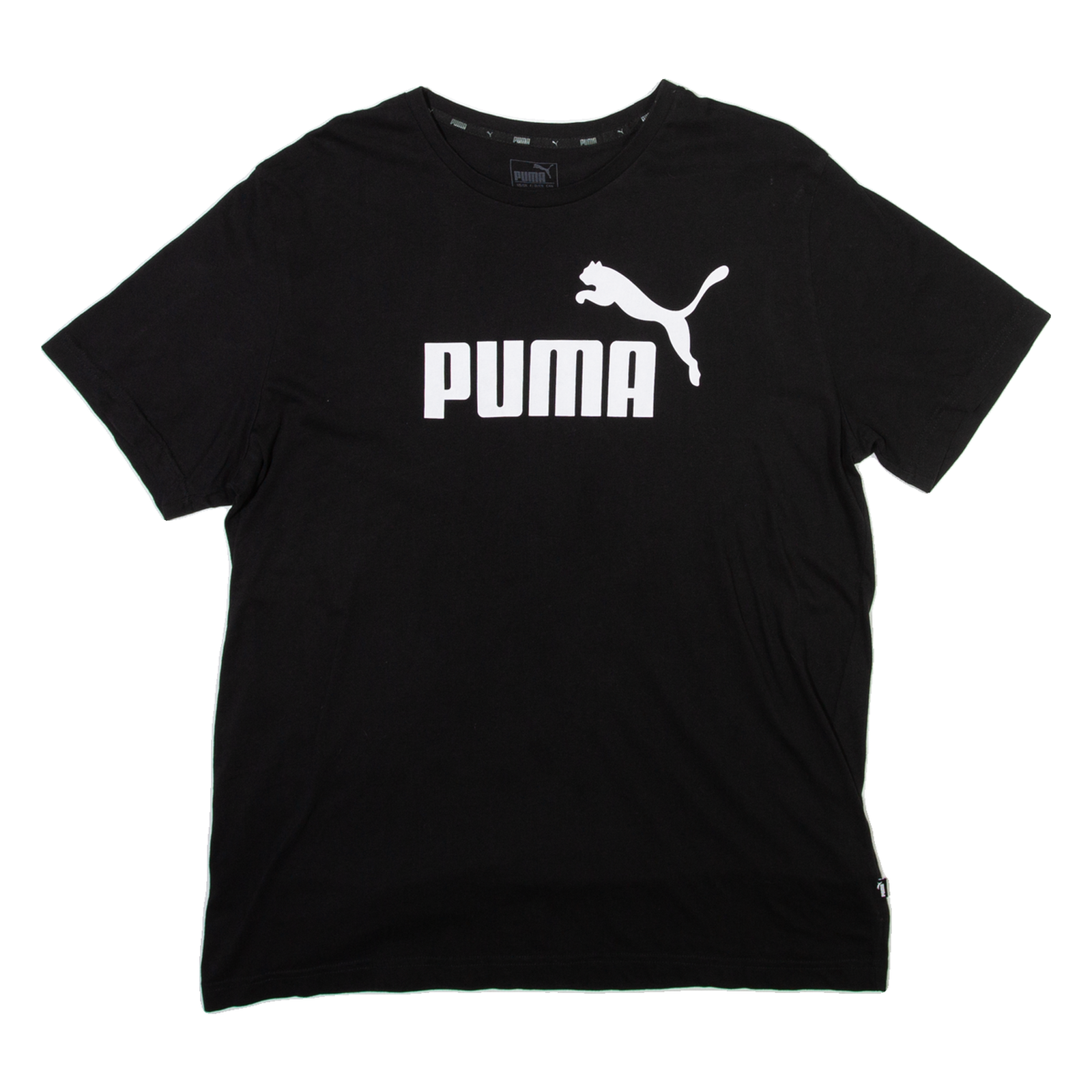 PUMA Mens T-Shirt Black L Refurbished - N/A refurbished available on Cerqular