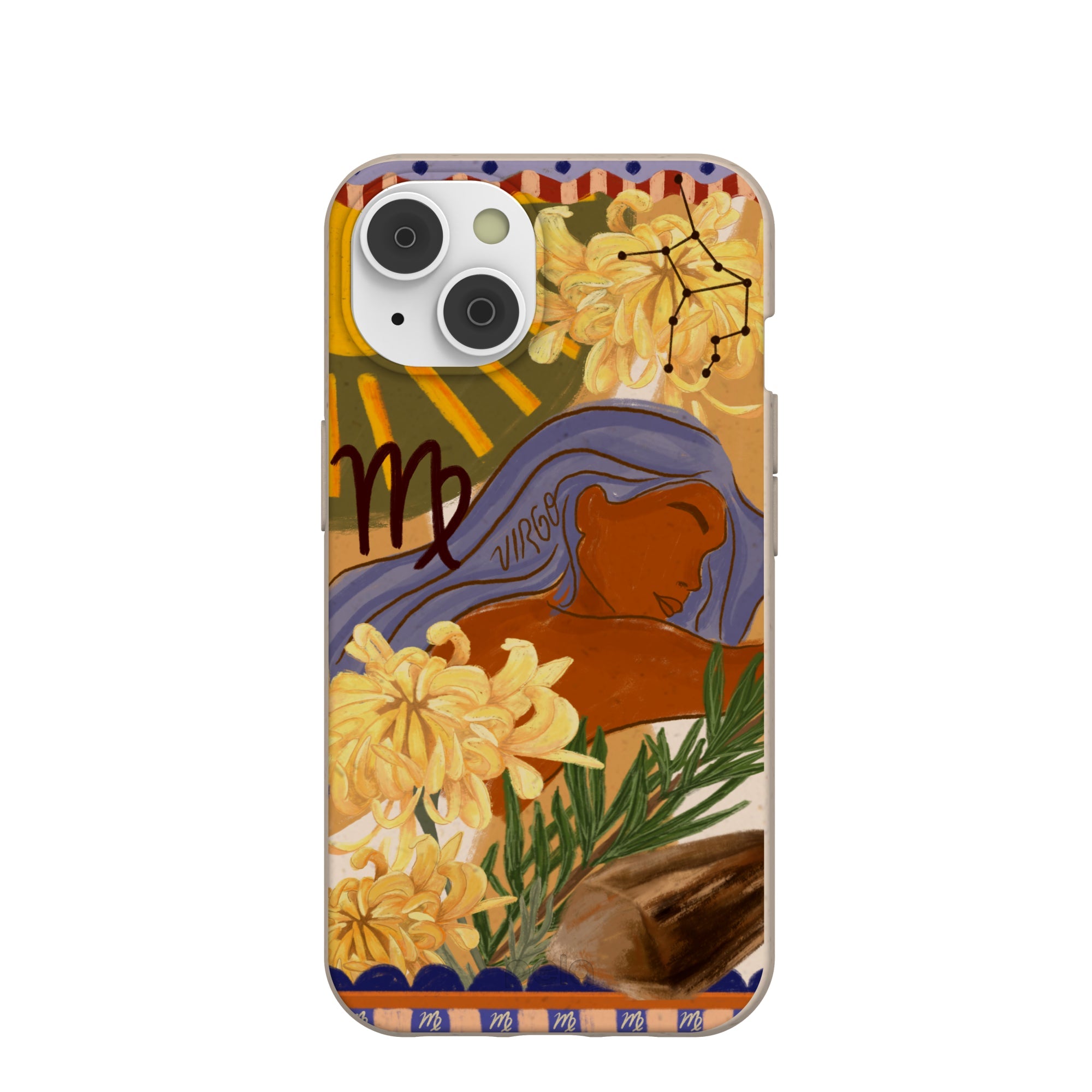 Seashell Virgo Goddess iPhone 14/16e Case Refurbished - Pela Case refurbished available on Cerqular