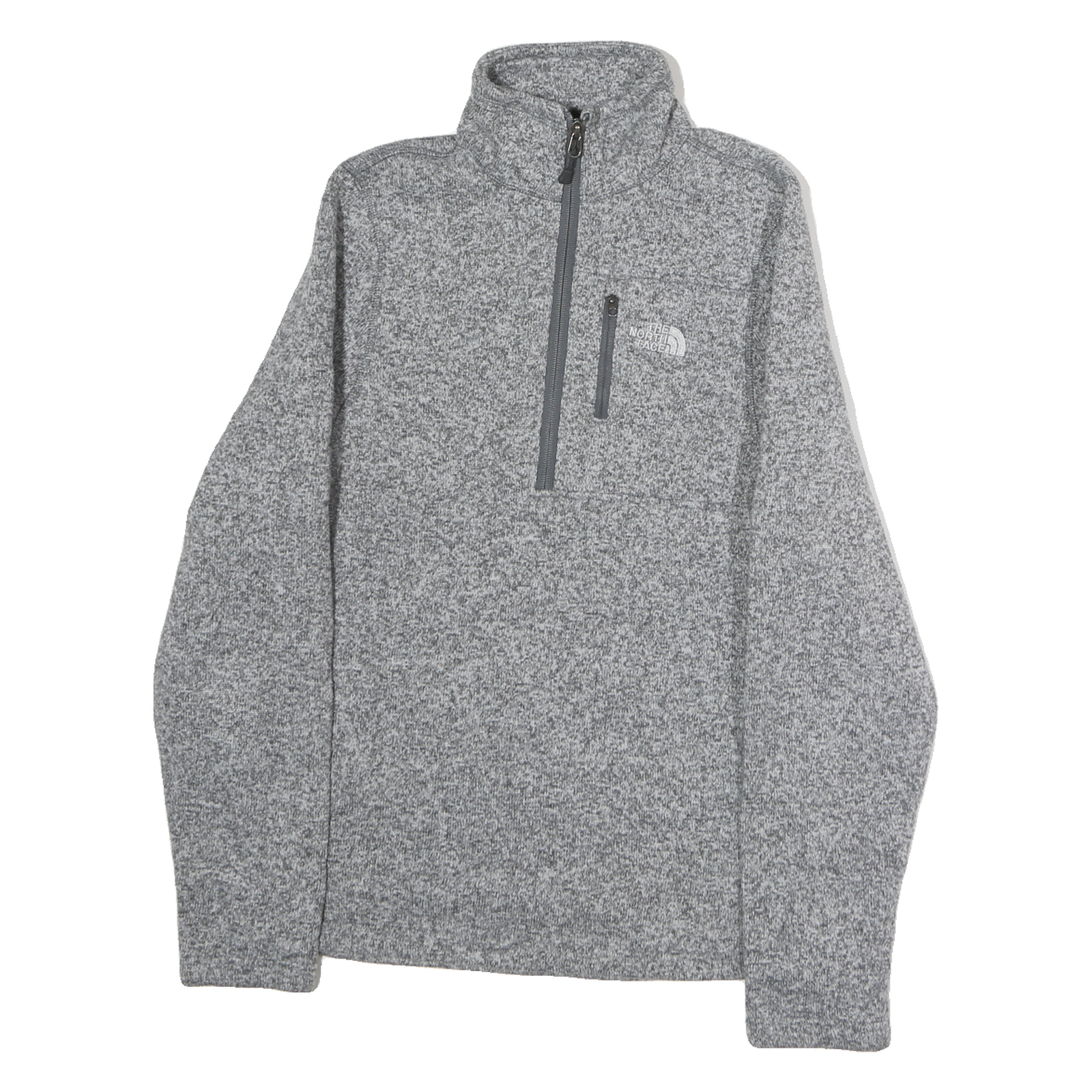 THE NORTH FACE Mens Grey 1/4 Zip XS Cotton Sweatshirt Outdoor Casual Pullover Refurbished - N/A refurbished available on Cerqular