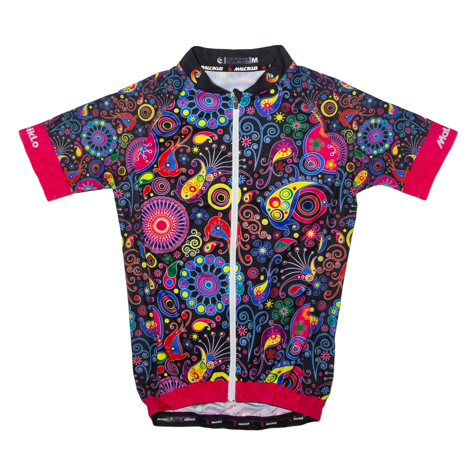 MALCIKLO Full Zip Cycling Womens Jersey Black High Neck M Refurbished - N/A refurbished available on Cerqular