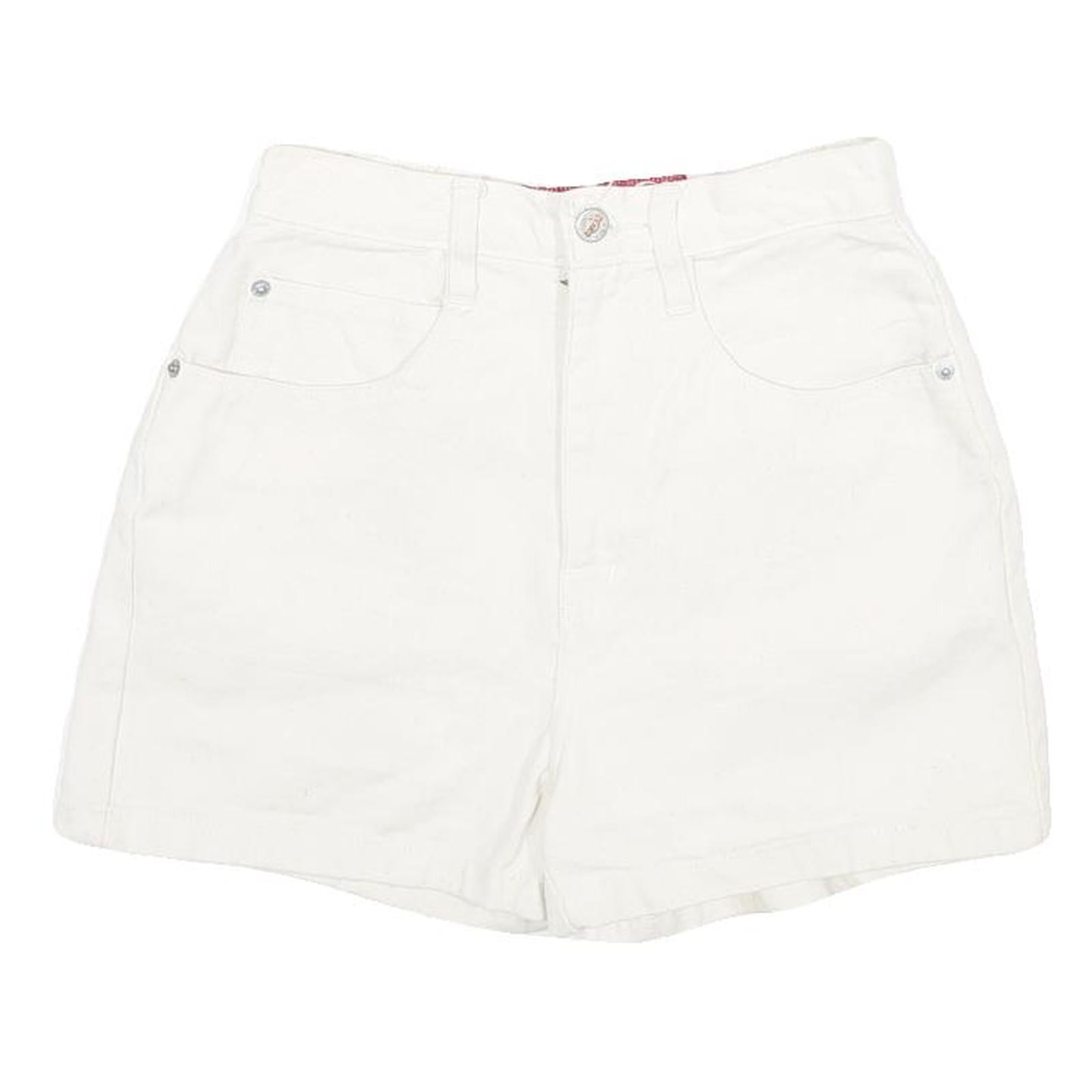 NO EXCUSES Womens White Casual Cotton Shorts XXS W24 Comfortable Fit Summer Refurbished - N/A refurbished available on Cerqular